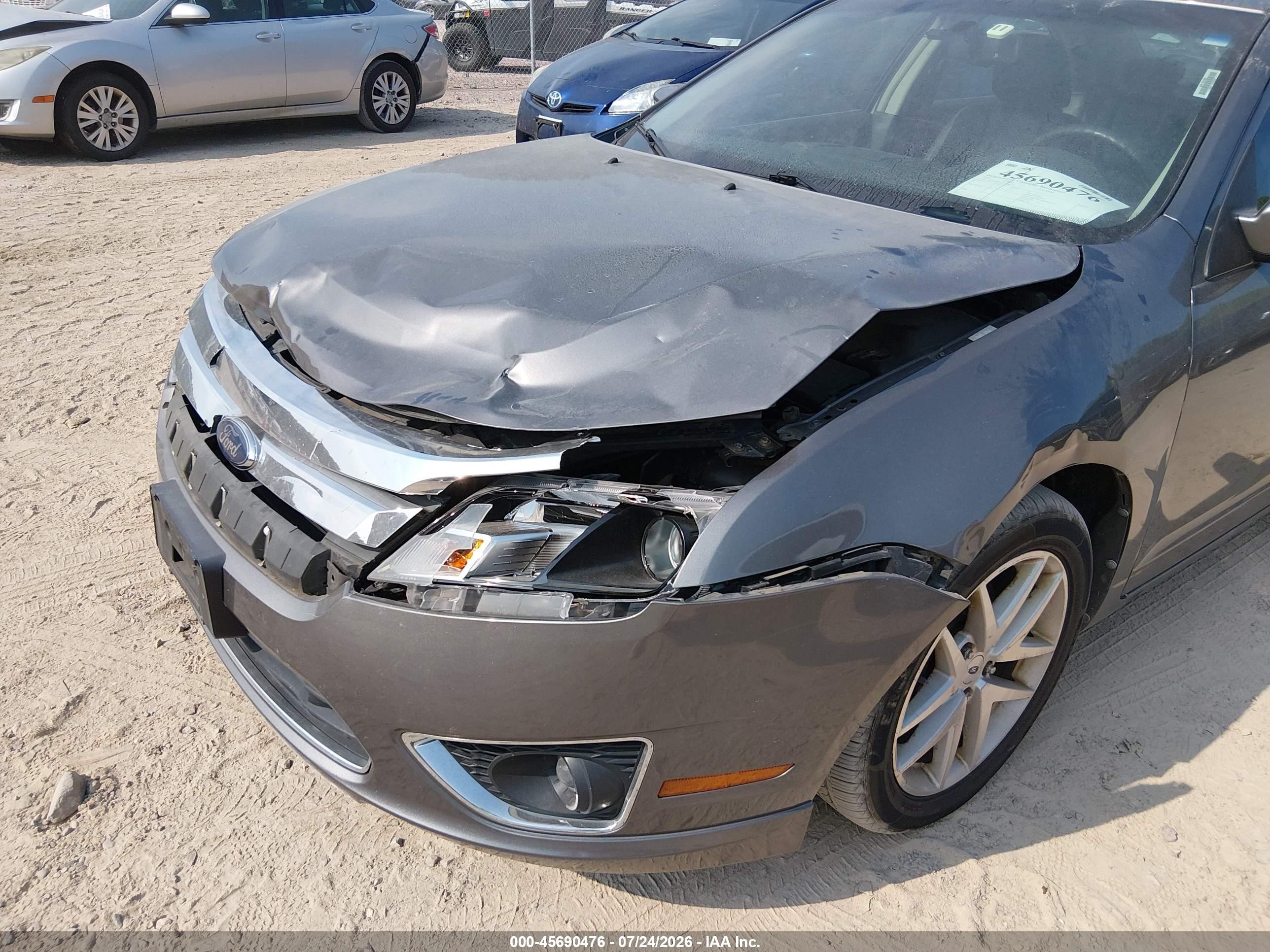 2010 Ford Fusion Sel Gray vin: 3FAHP0JG0AR104666