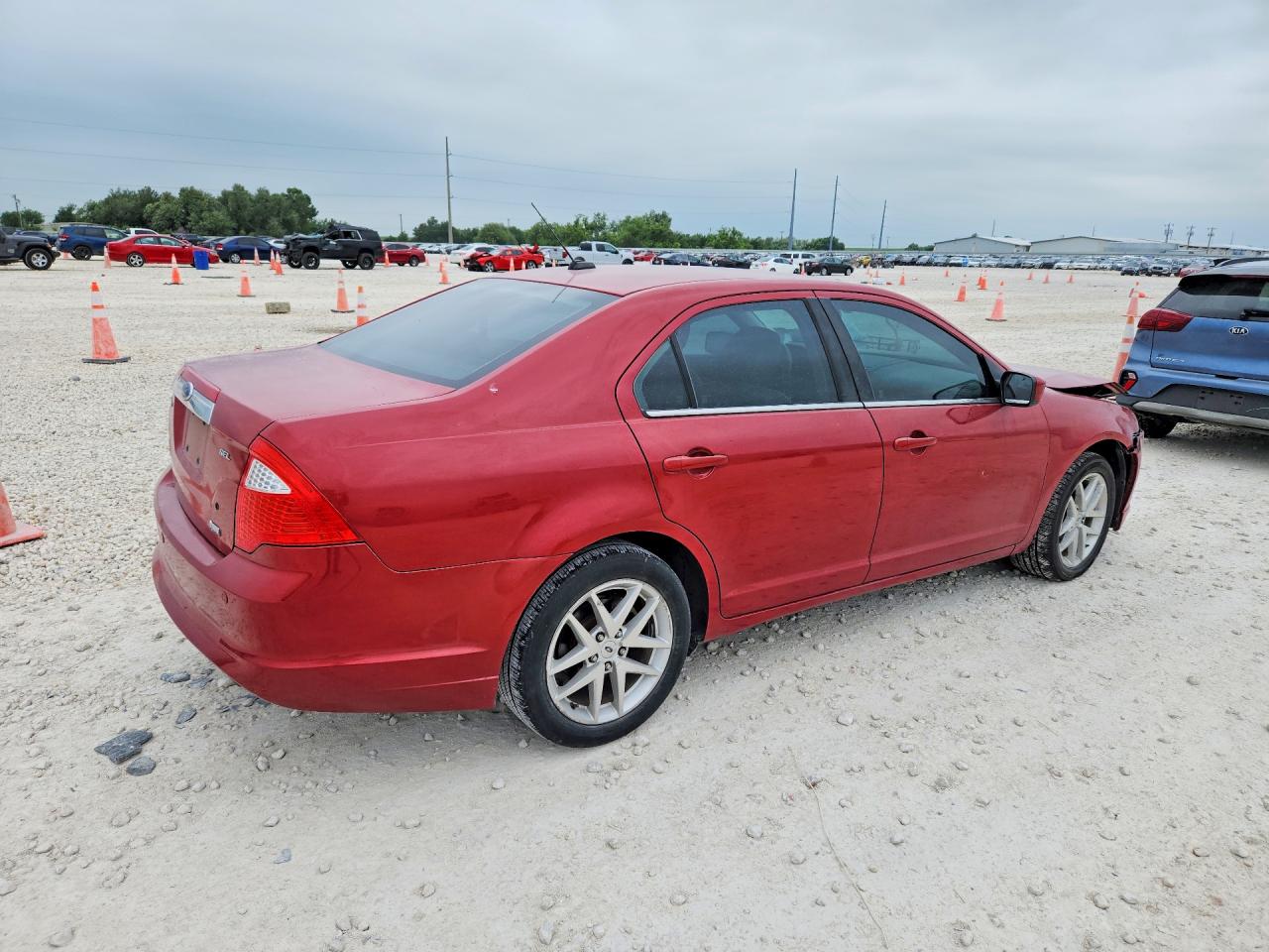 2010 Ford Fusion Sel Burgundy vin: 3FAHP0JG0AR263591