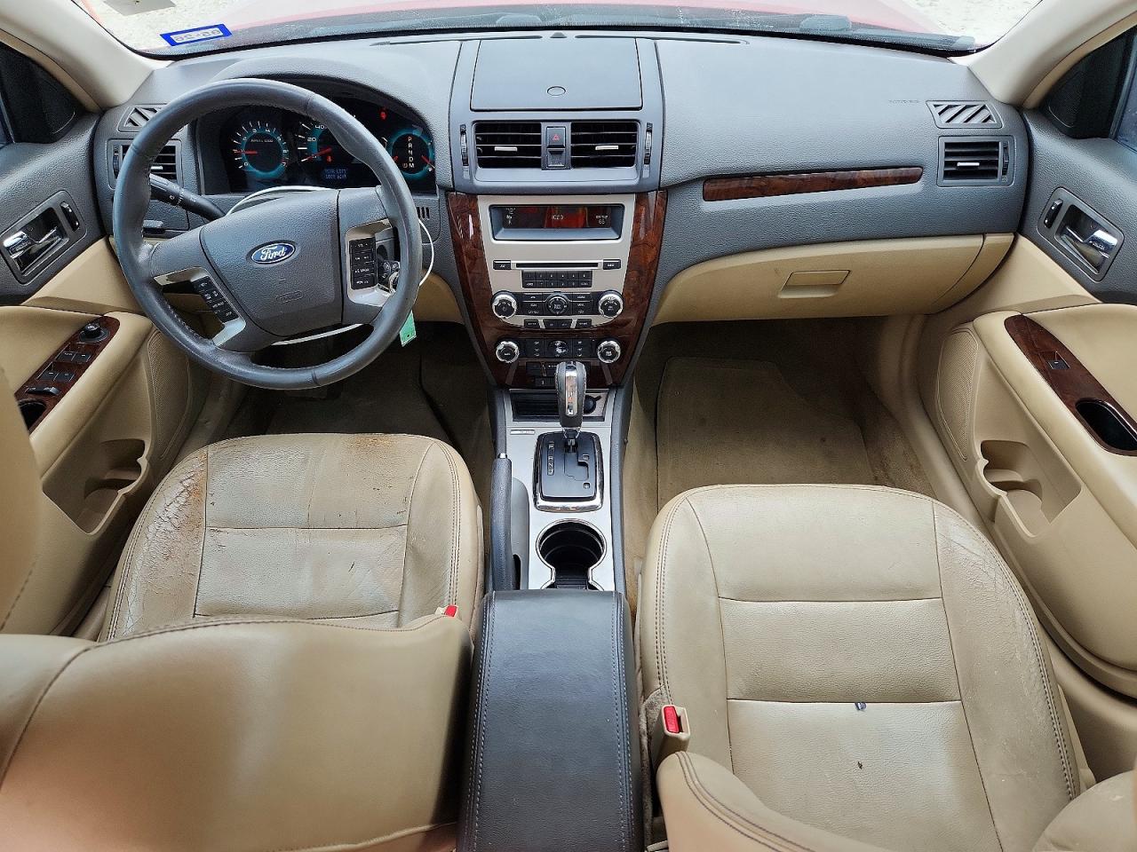 2010 Ford Fusion Sel Burgundy vin: 3FAHP0JG0AR263591