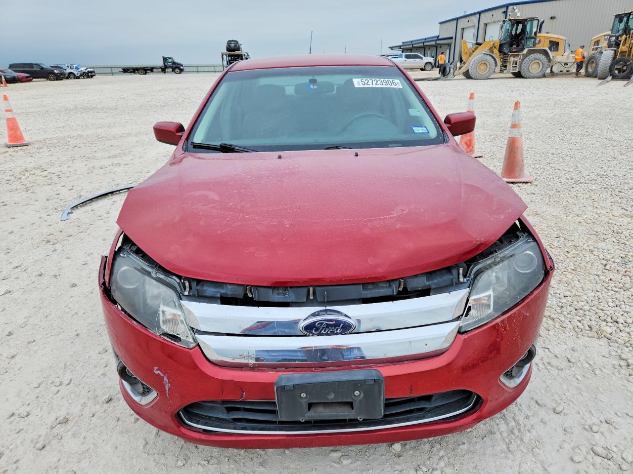 2010 Ford Fusion Sel Burgundy vin: 3FAHP0JG0AR263591