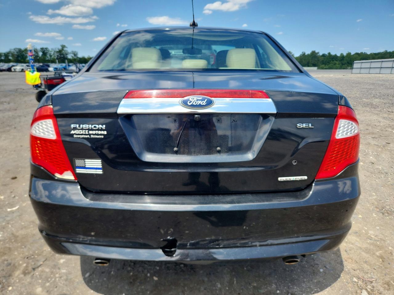 2011 Ford Fusion Sel Черный vin: 3FAHP0JG0BR129455