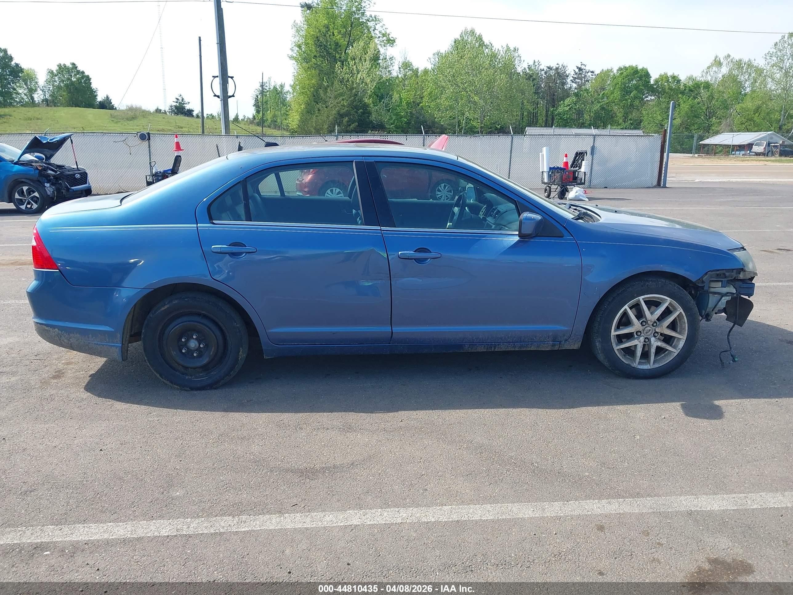 2010 Ford Fusion Sel Blue vin: 3FAHP0JG1AR118396