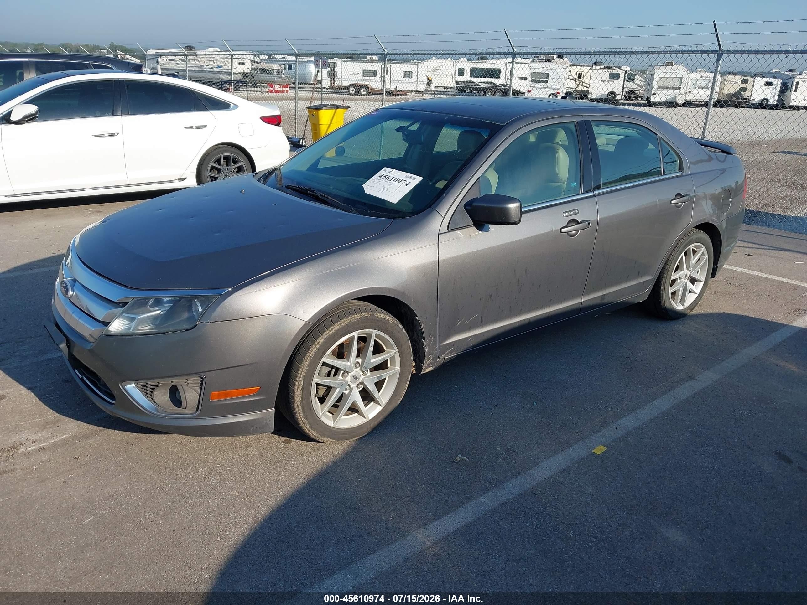 2010 Ford Fusion Sel Gray vin: 3FAHP0JG1AR281243