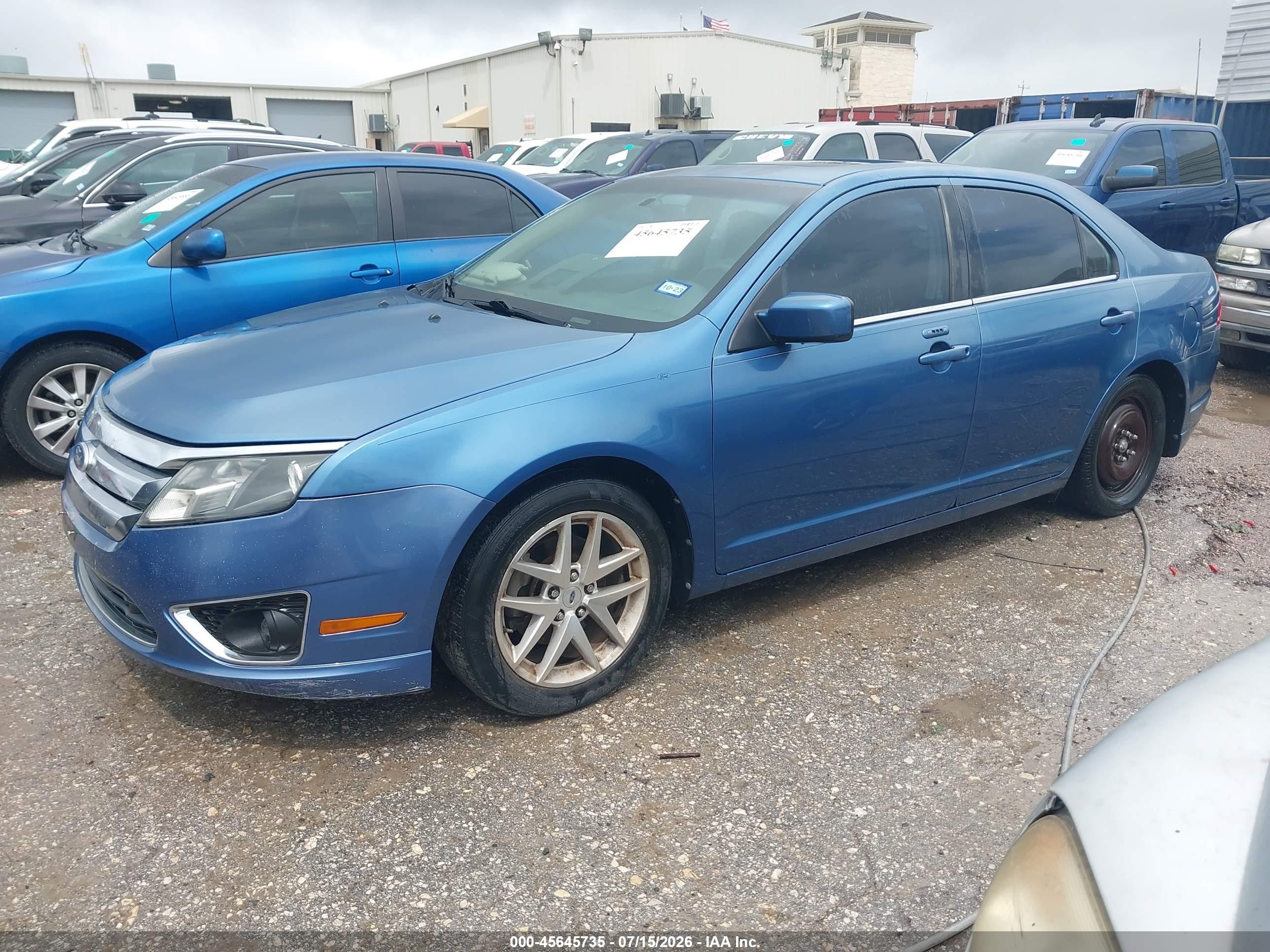 2010 Ford Fusion Sel Blue vin: 3FAHP0JG1AR331963