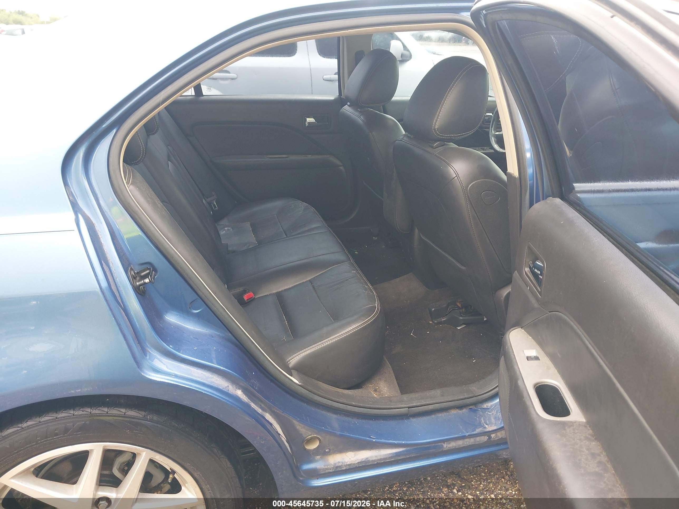 2010 Ford Fusion Sel Blue vin: 3FAHP0JG1AR331963