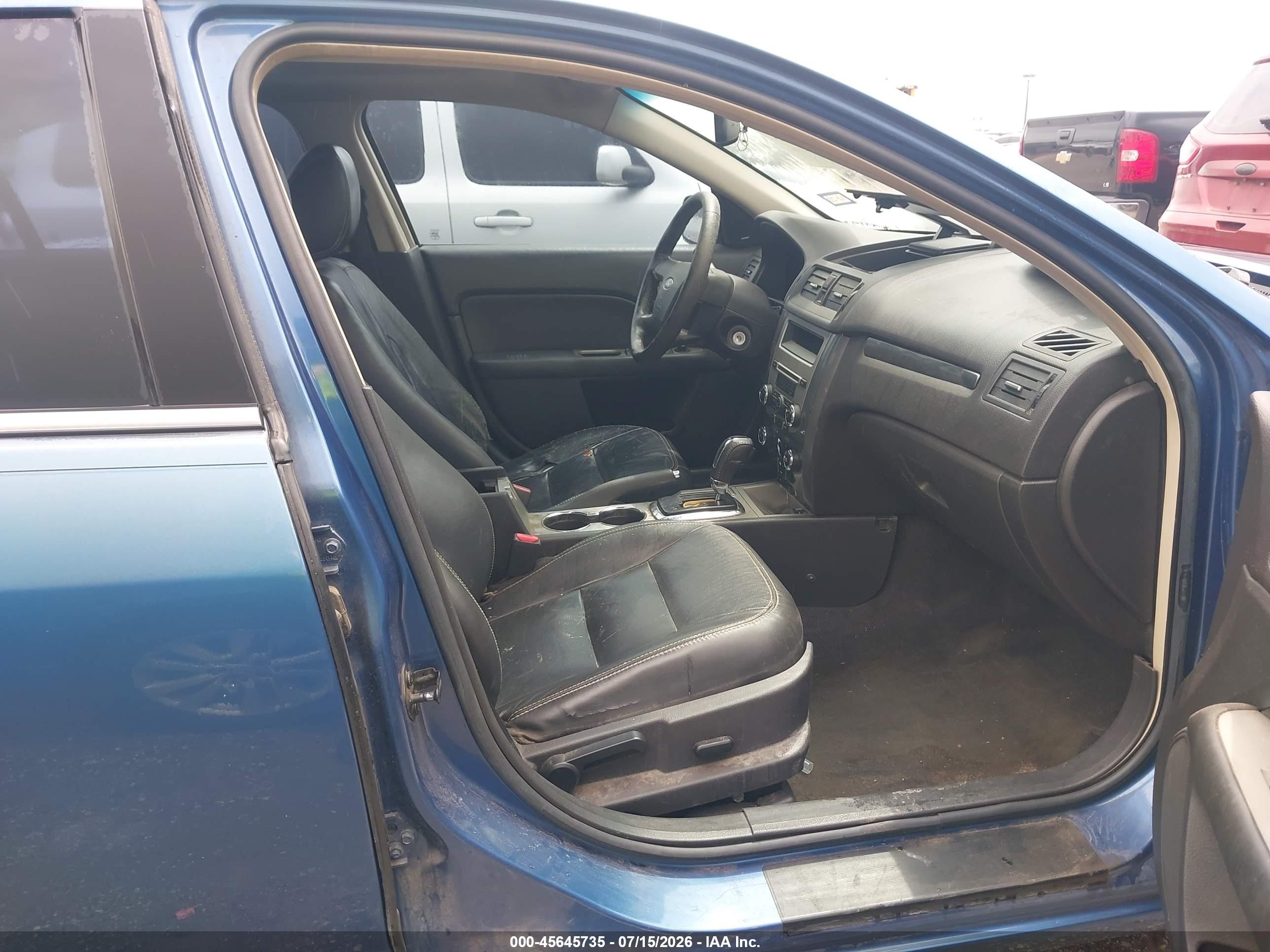 2010 Ford Fusion Sel Blue vin: 3FAHP0JG1AR331963