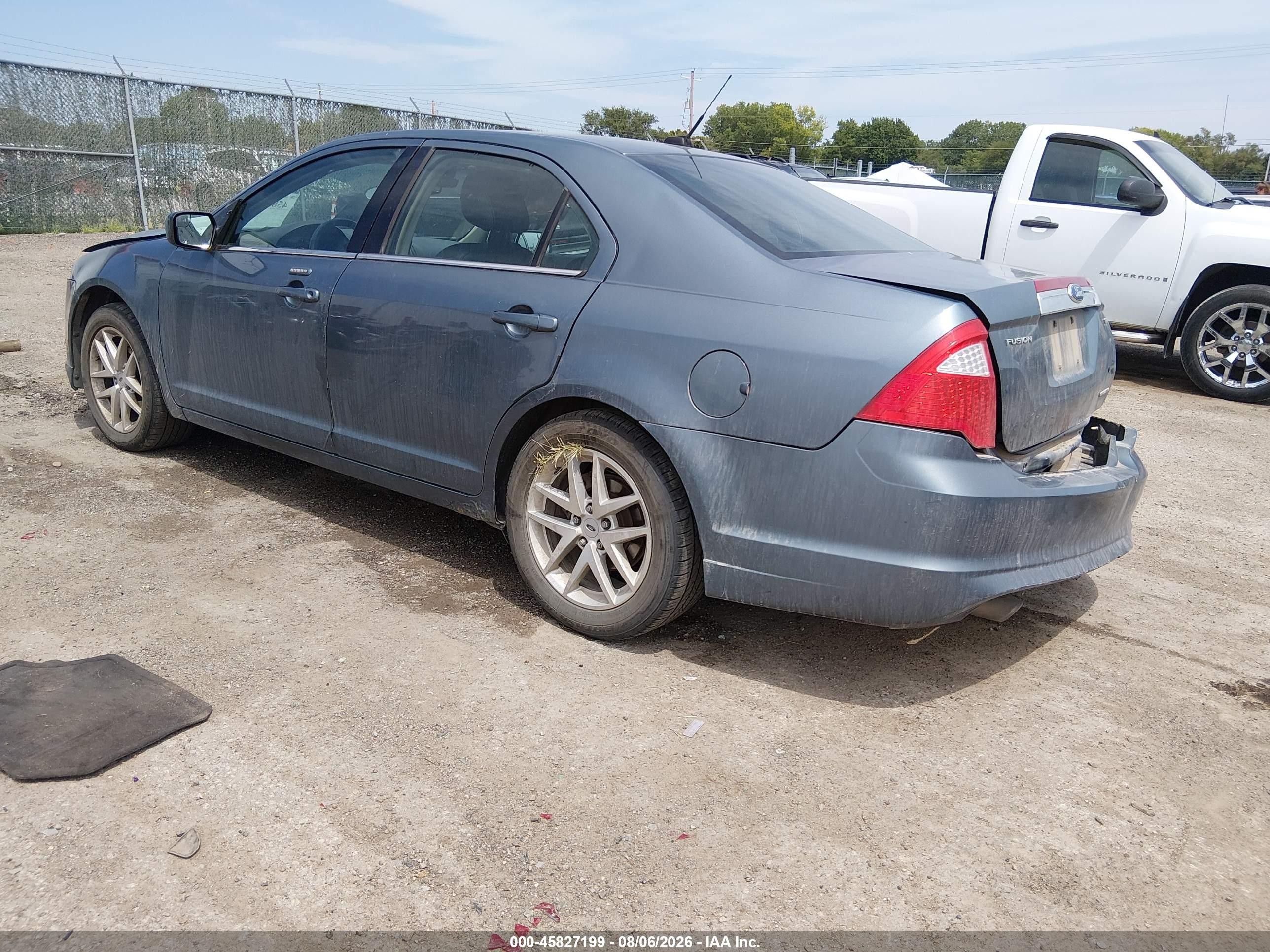 2011 Ford Fusion Sel Синий vin: 3FAHP0JG1BR238698