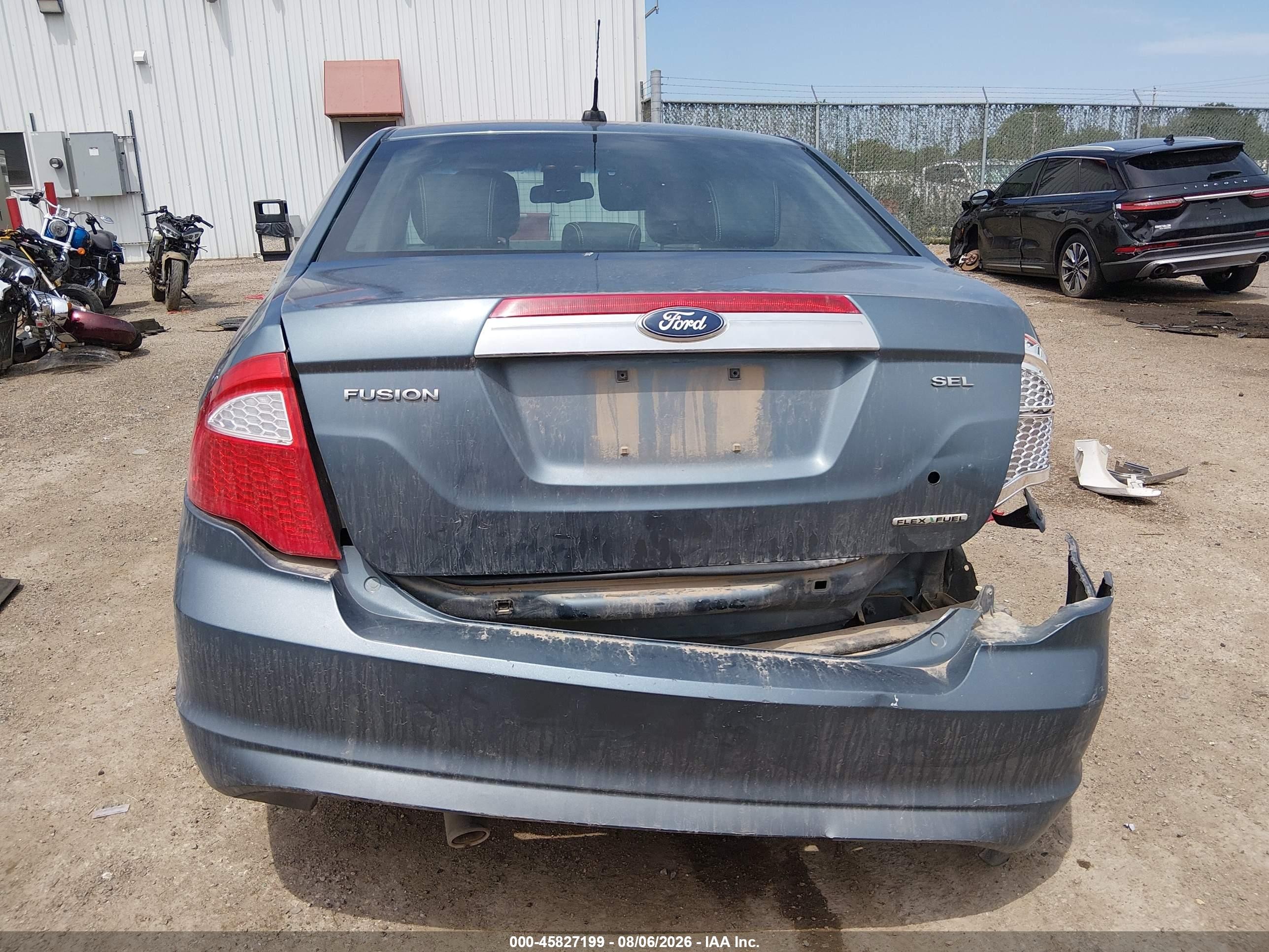 2011 Ford Fusion Sel Синий vin: 3FAHP0JG1BR238698
