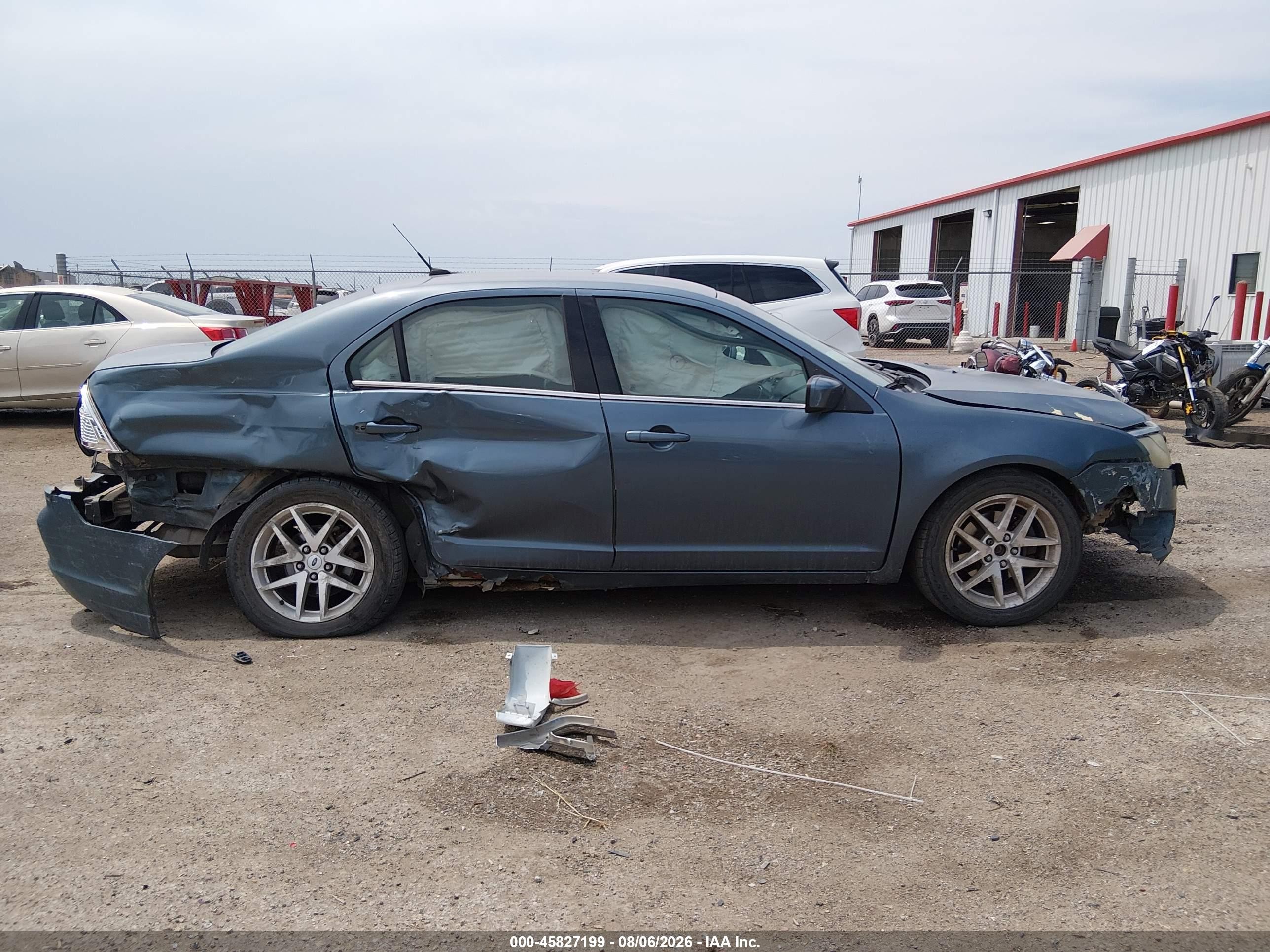 2011 Ford Fusion Sel Синий vin: 3FAHP0JG1BR238698