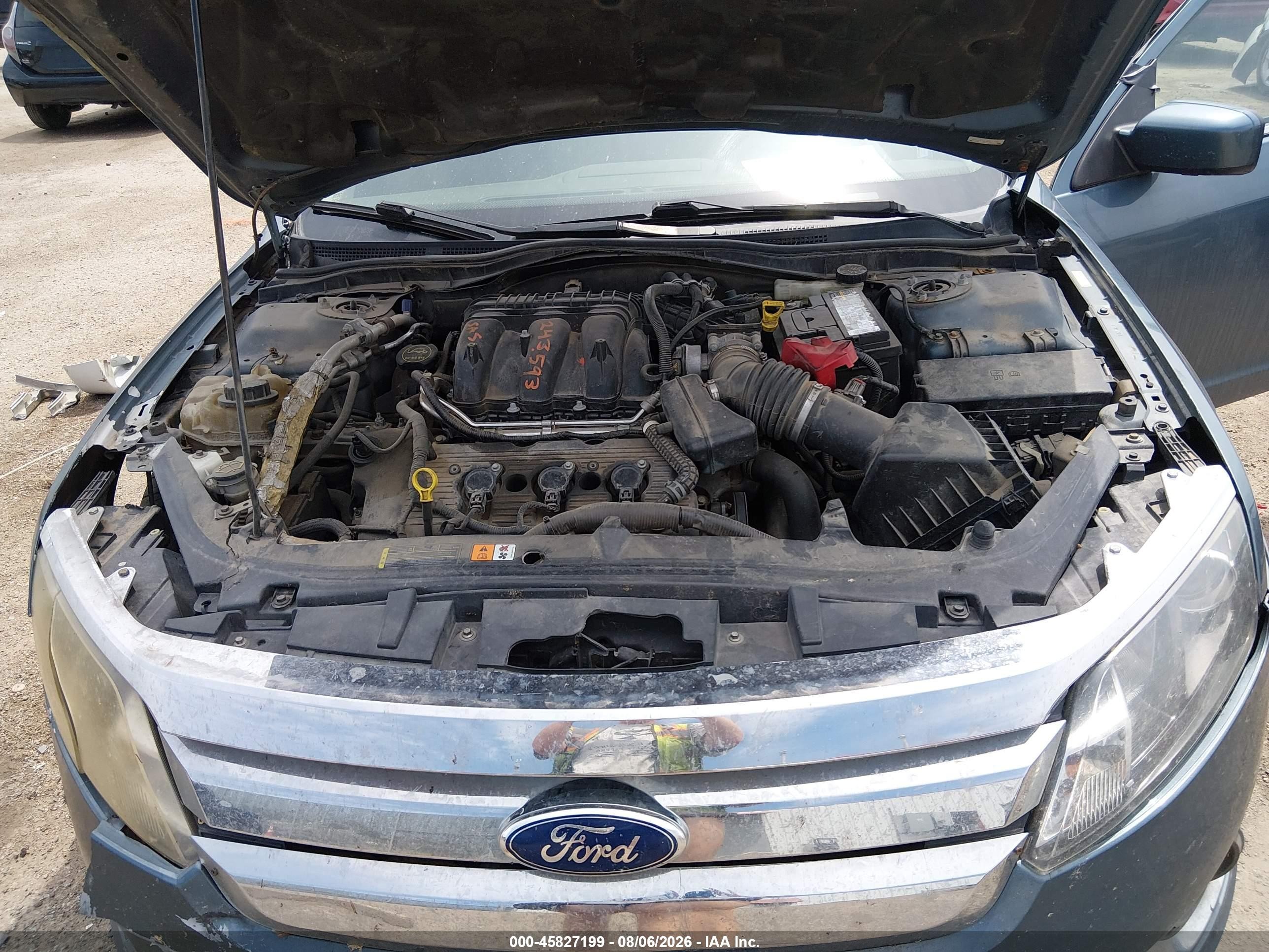 2011 Ford Fusion Sel Синий vin: 3FAHP0JG1BR238698