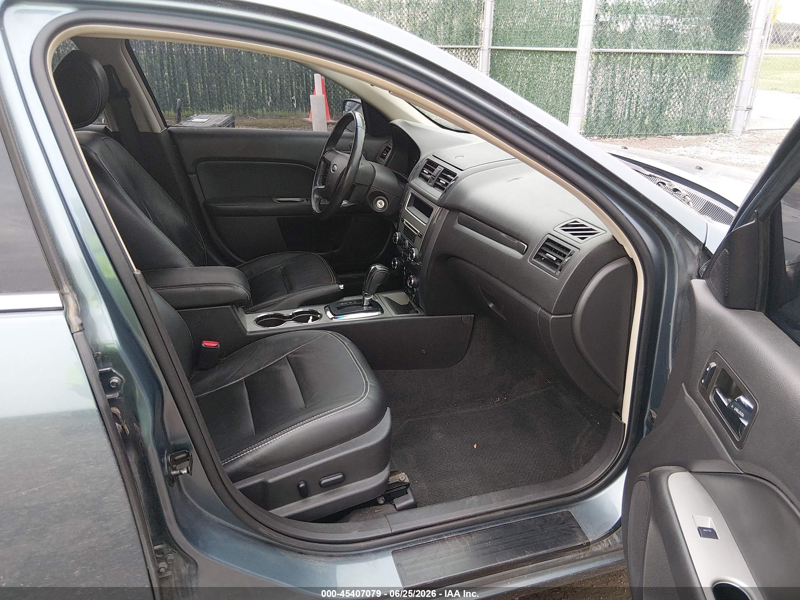 2011 Ford Fusion Sel Синий vin: 3FAHP0JG1BR320754