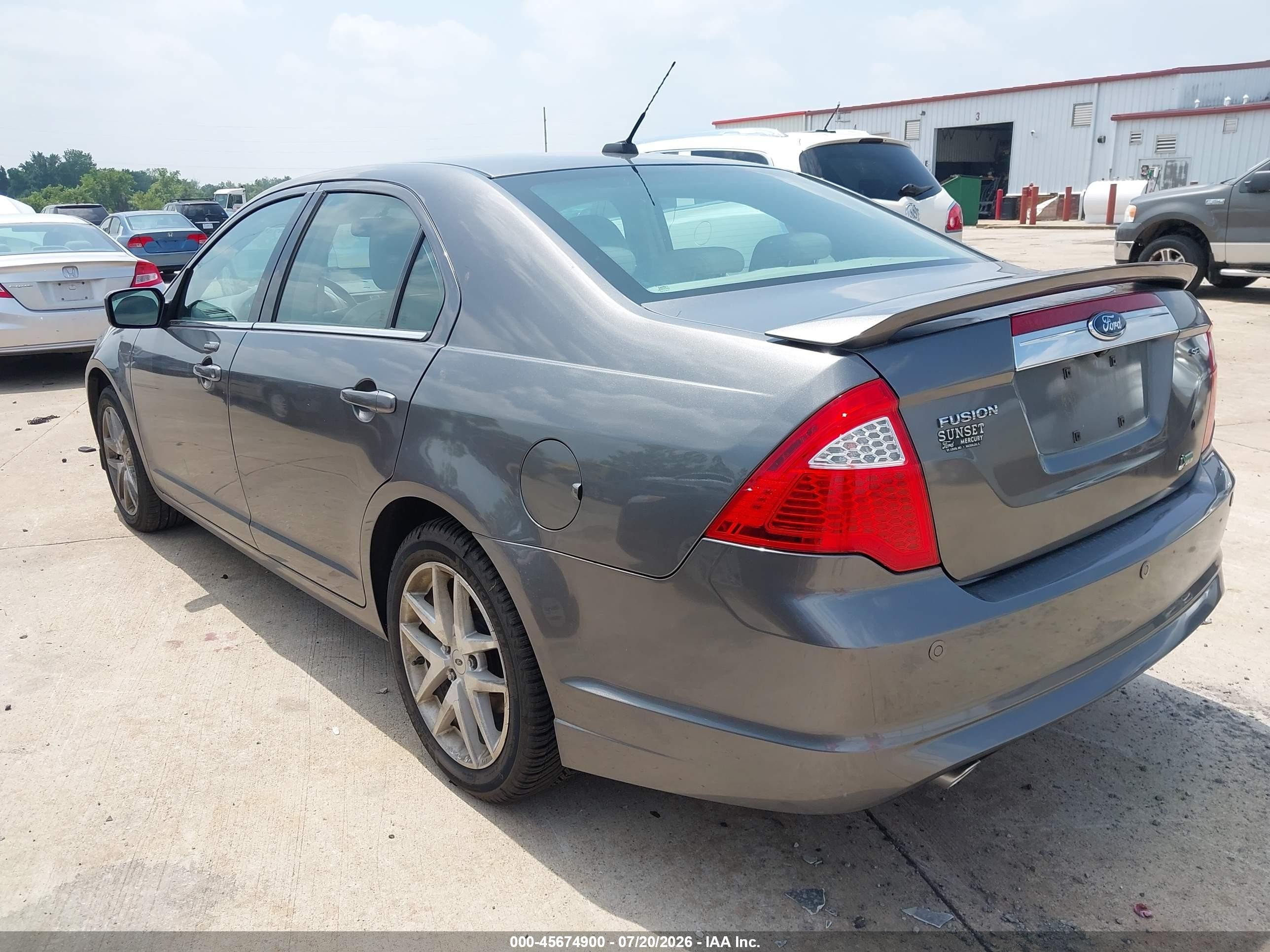 2010 Ford Fusion Sel Gray vin: 3FAHP0JG2AR160320