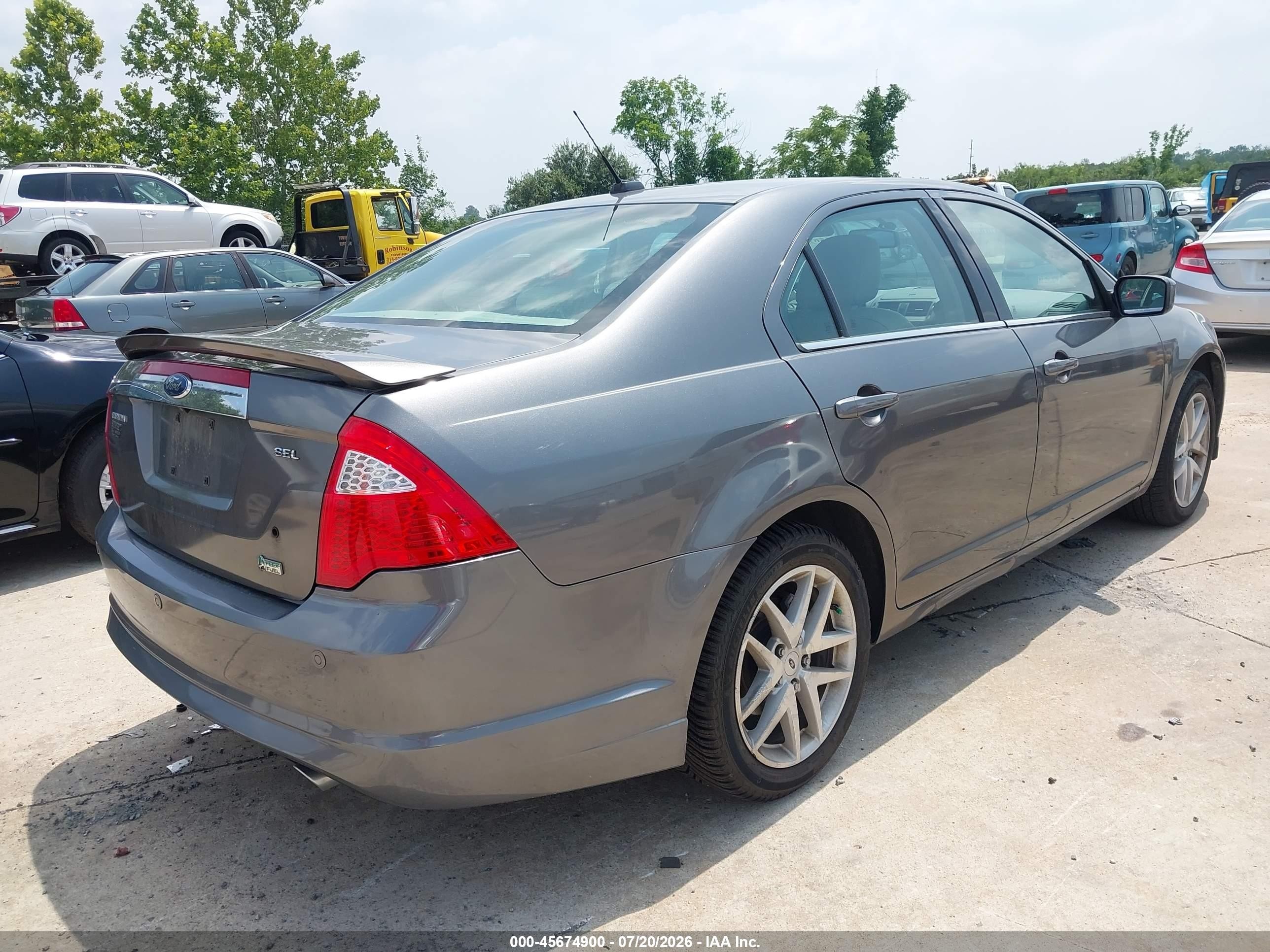 2010 Ford Fusion Sel Gray vin: 3FAHP0JG2AR160320