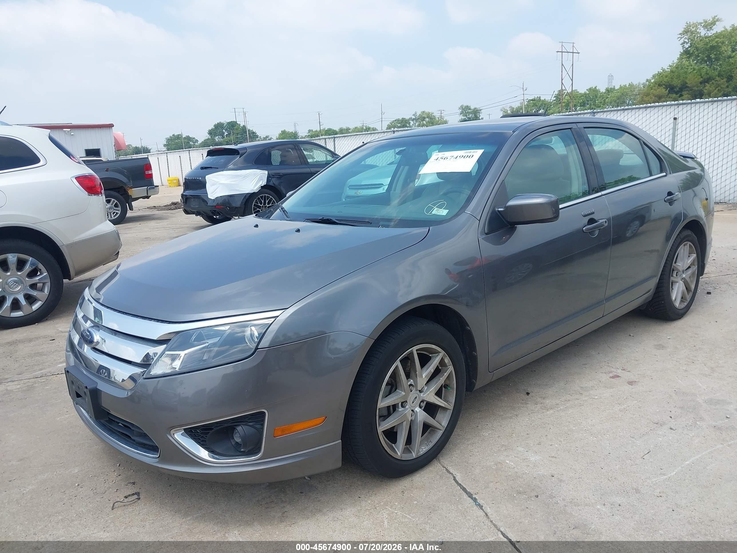 2010 Ford Fusion Sel Gray vin: 3FAHP0JG2AR160320