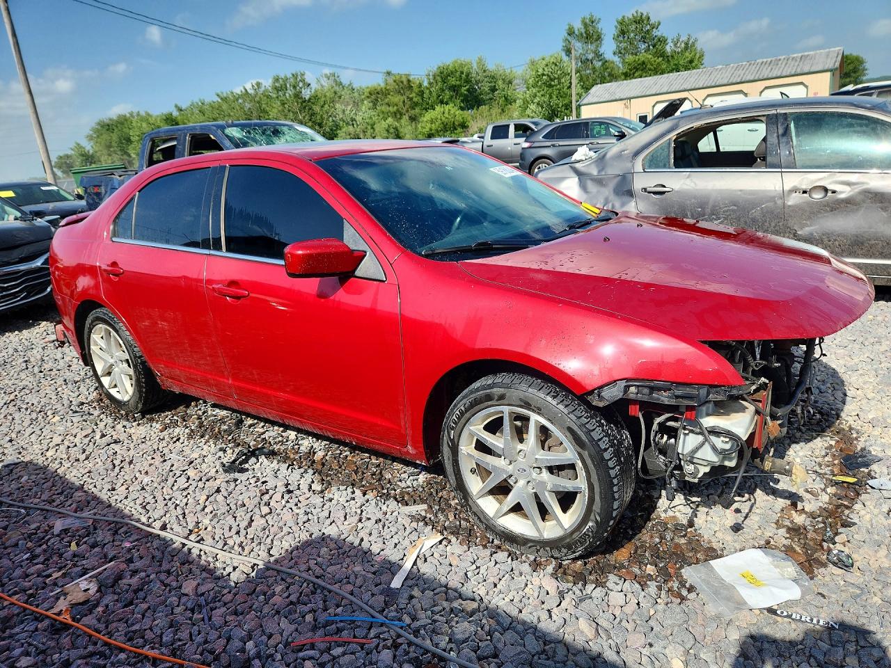 2011 Ford Fusion Sel Бордовый vin: 3FAHP0JG2BR139520