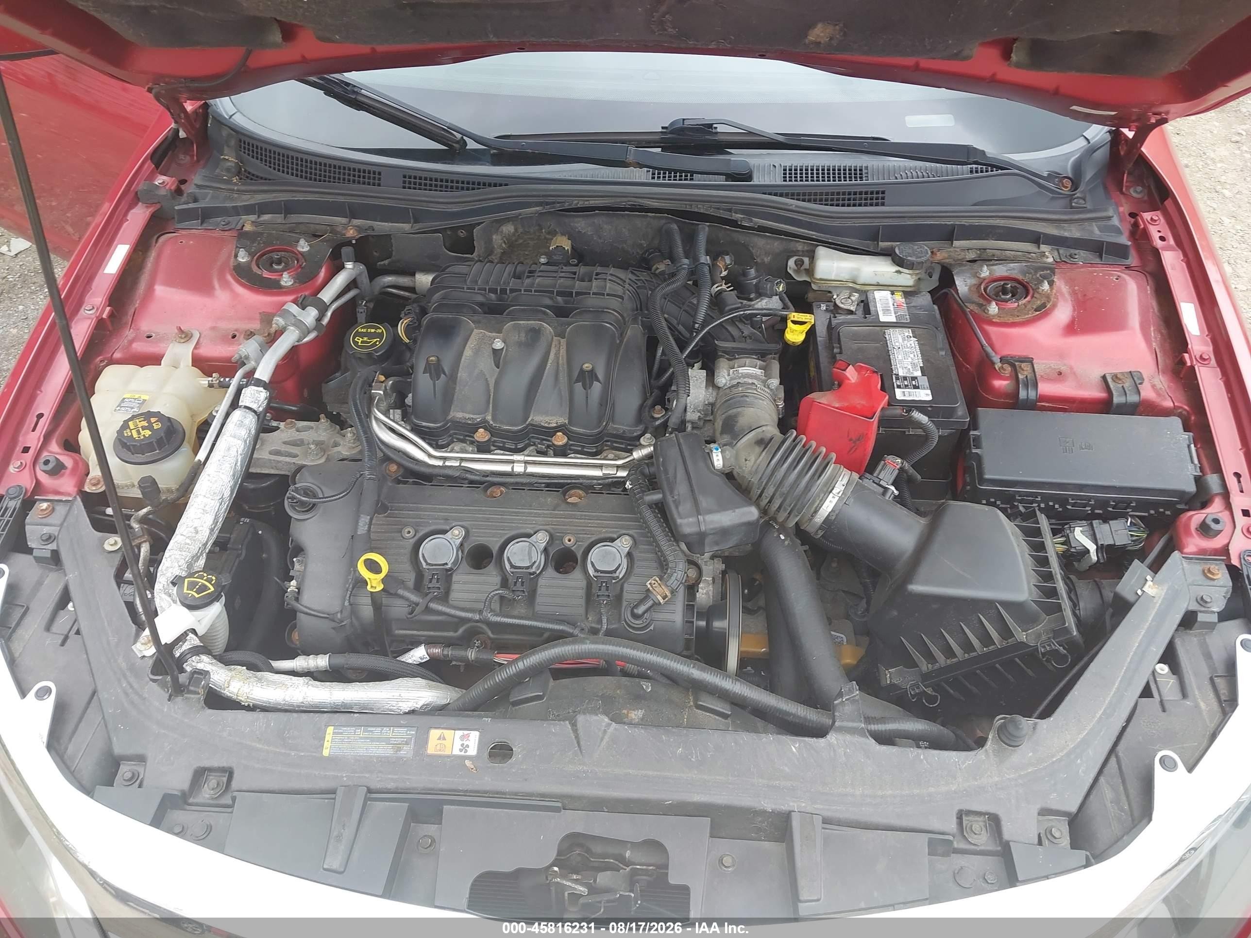 2011 Ford Fusion Sel Red vin: 3FAHP0JG2BR290762