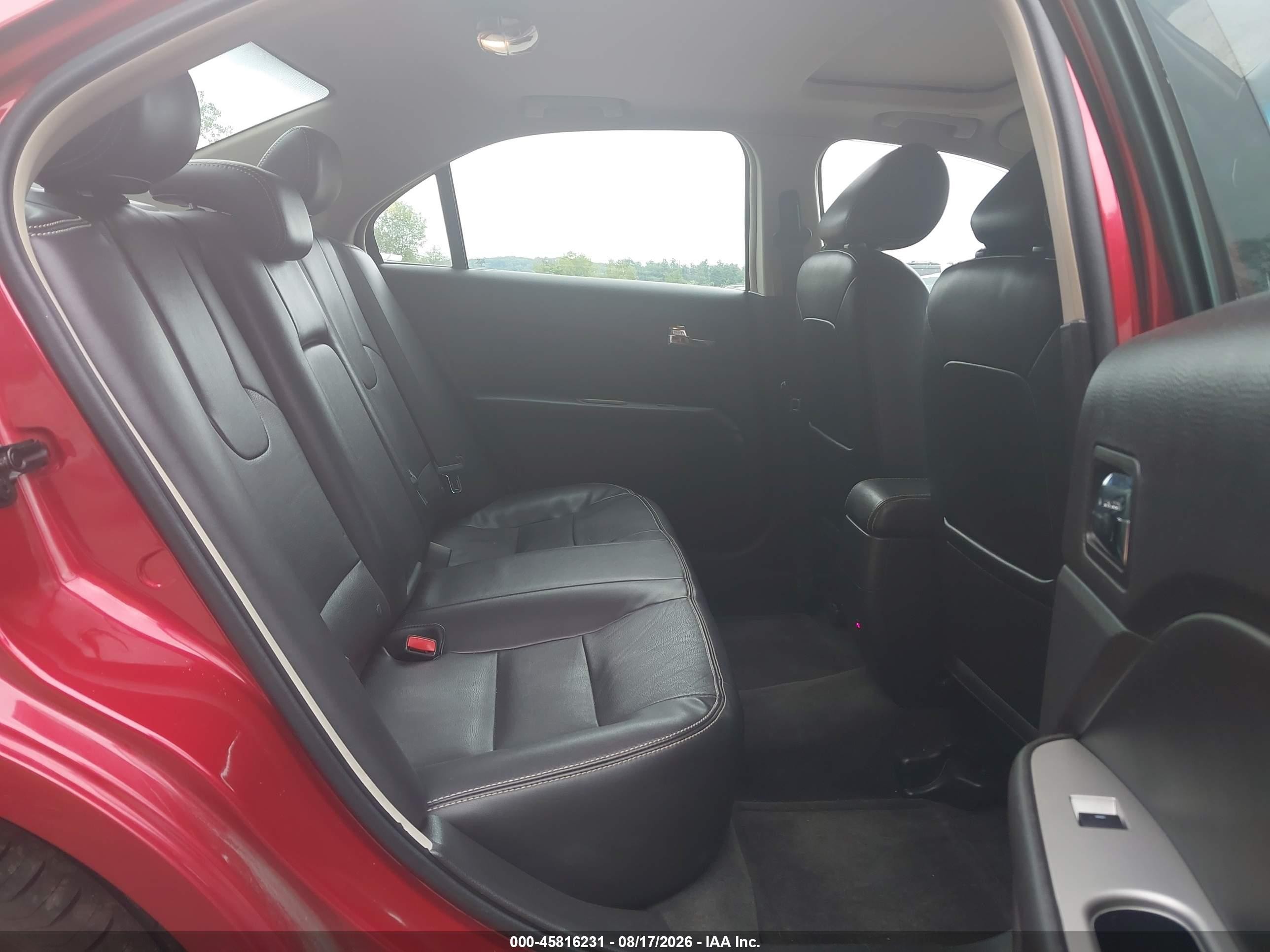 2011 Ford Fusion Sel Red vin: 3FAHP0JG2BR290762