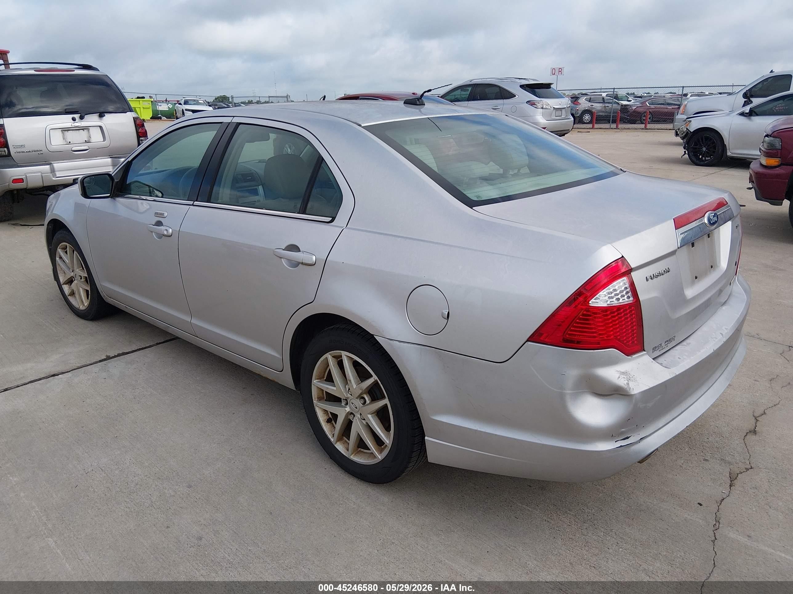 2011 Ford Fusion Sel Silver vin: 3FAHP0JG2BR312744