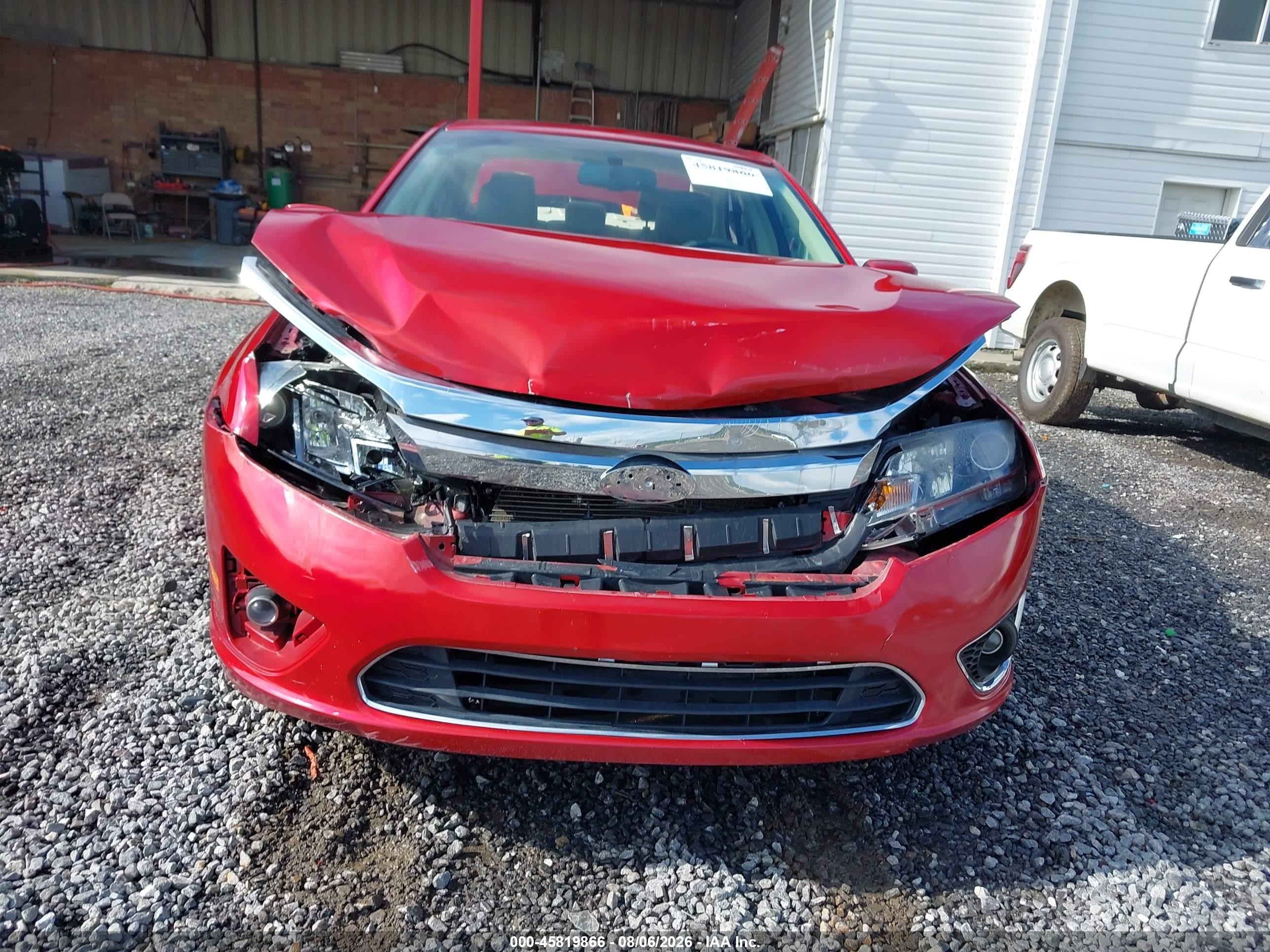 2011 Ford Fusion Sel Red vin: 3FAHP0JG2BR325283