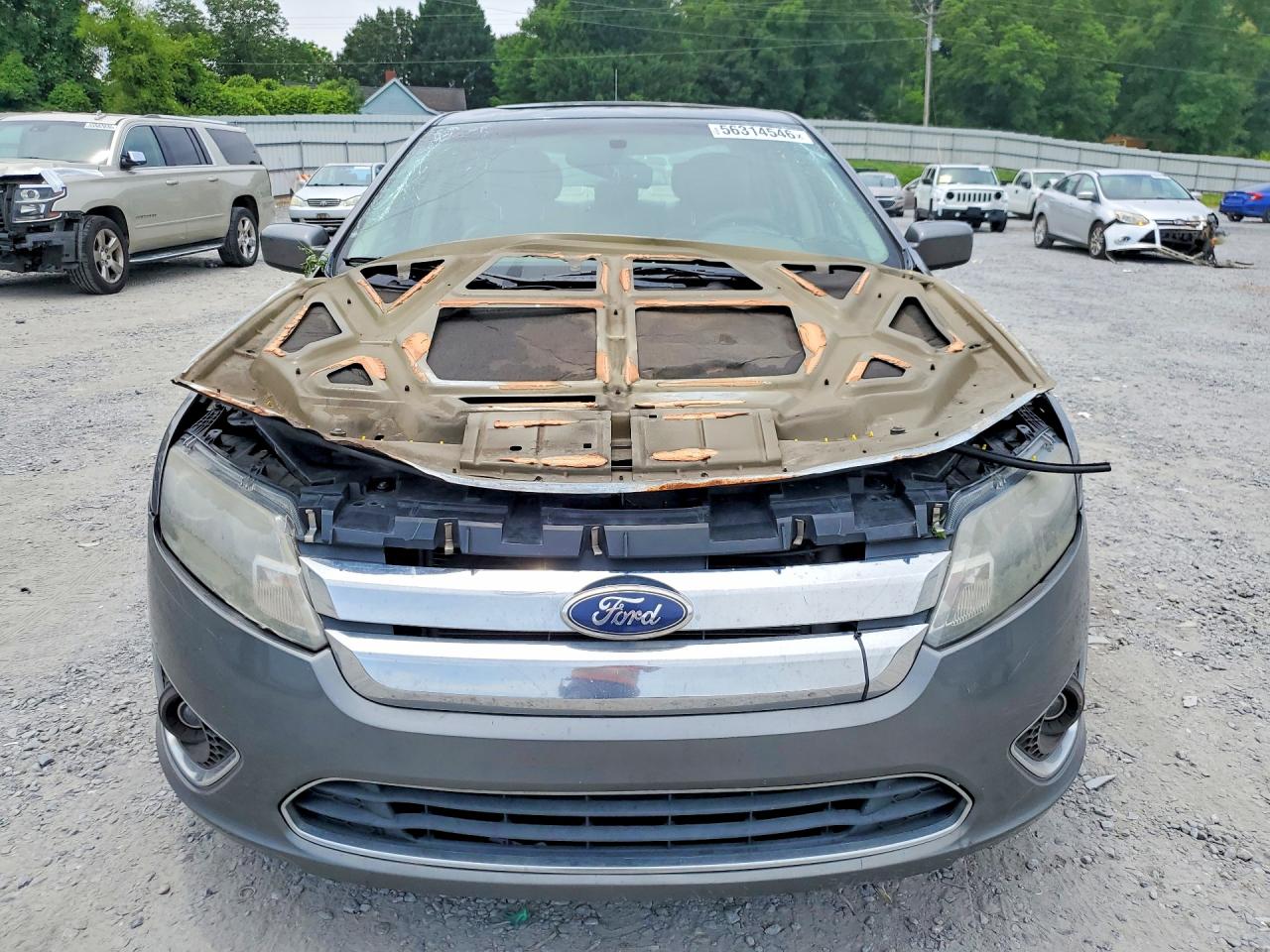 2012 Ford Fusion Sel Gray vin: 3FAHP0JG2CR174334