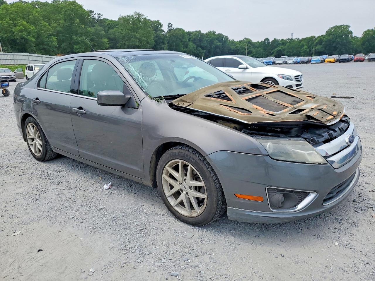 2012 Ford Fusion Sel Gray vin: 3FAHP0JG2CR174334