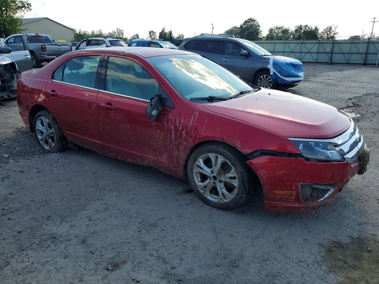 2012 Ford Fusion Sel Красный vin: 3FAHP0JG2CR209258