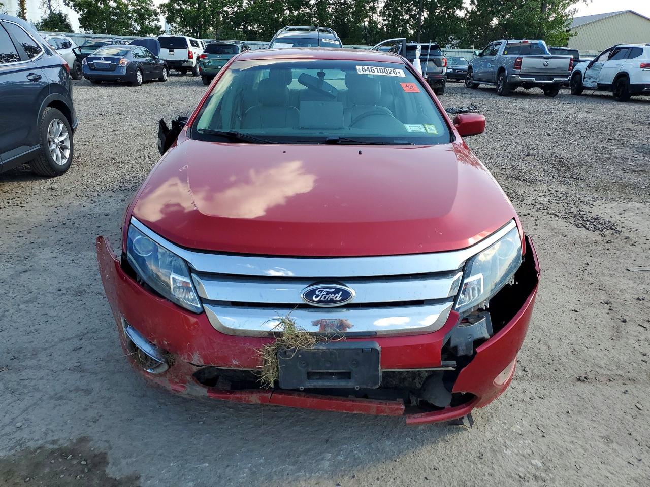 2012 Ford Fusion Sel Красный vin: 3FAHP0JG2CR209258