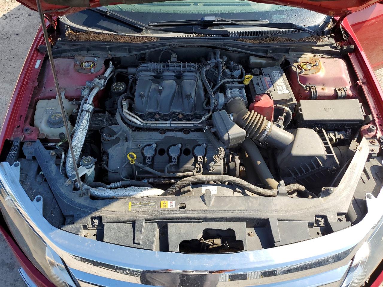 2012 Ford Fusion Sel Красный vin: 3FAHP0JG2CR209258