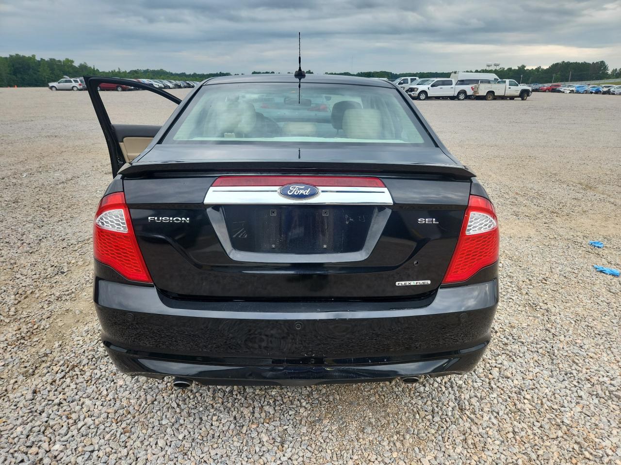 2012 Ford Fusion Sel Черный vin: 3FAHP0JG2CR209583