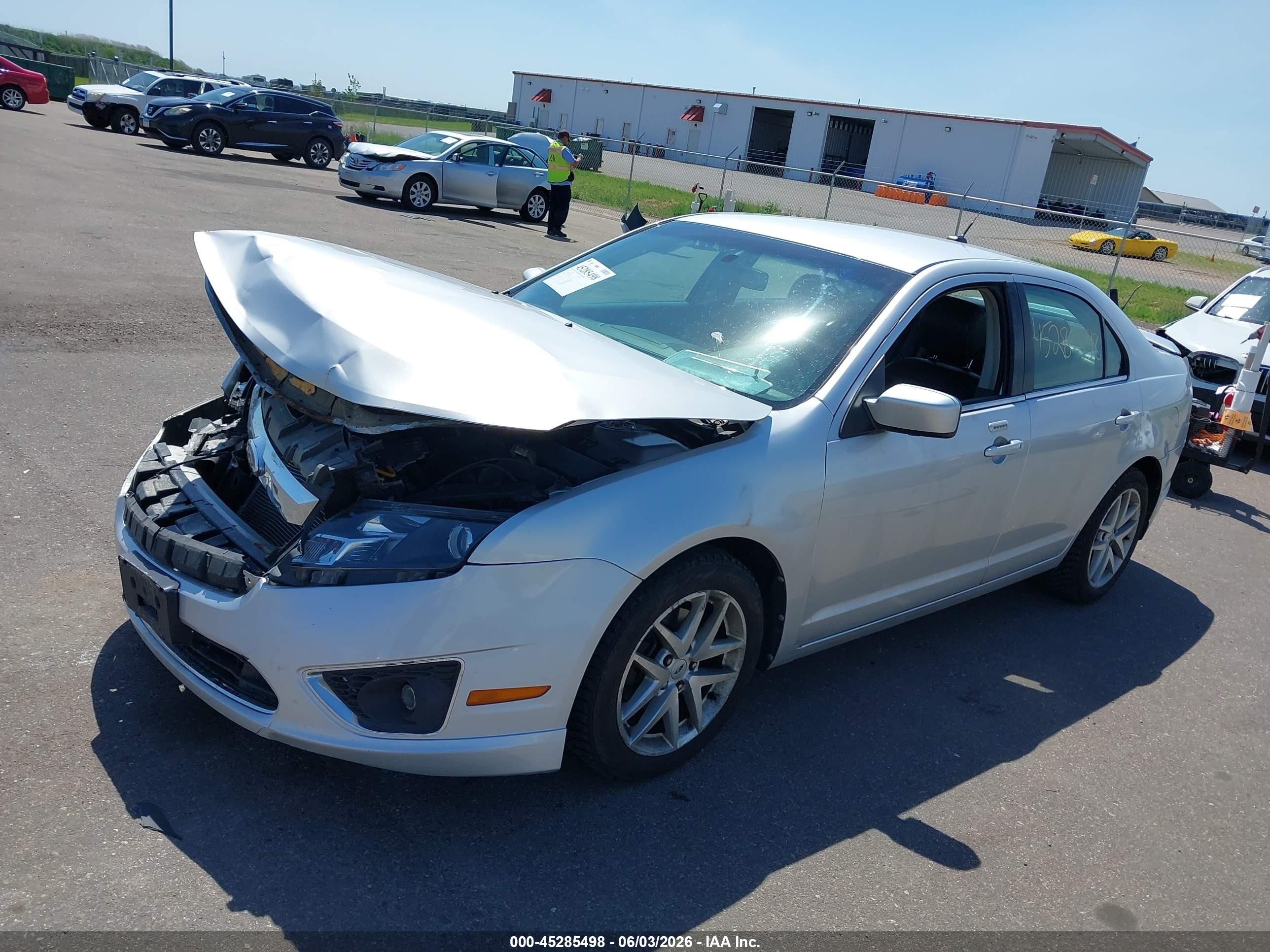 2012 Ford Fusion Sel Silver vin: 3FAHP0JG2CR274580