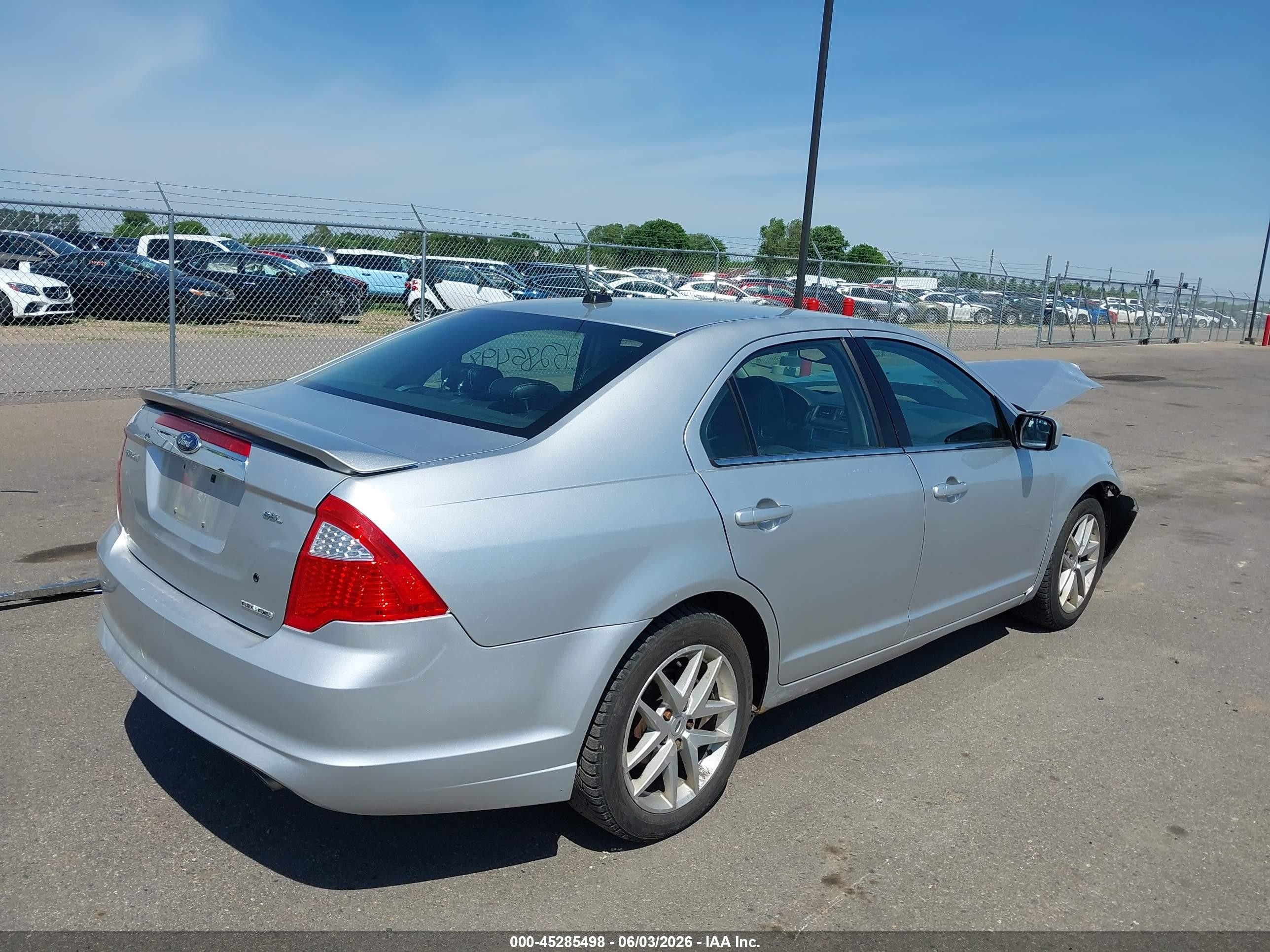 2012 Ford Fusion Sel Silver vin: 3FAHP0JG2CR274580