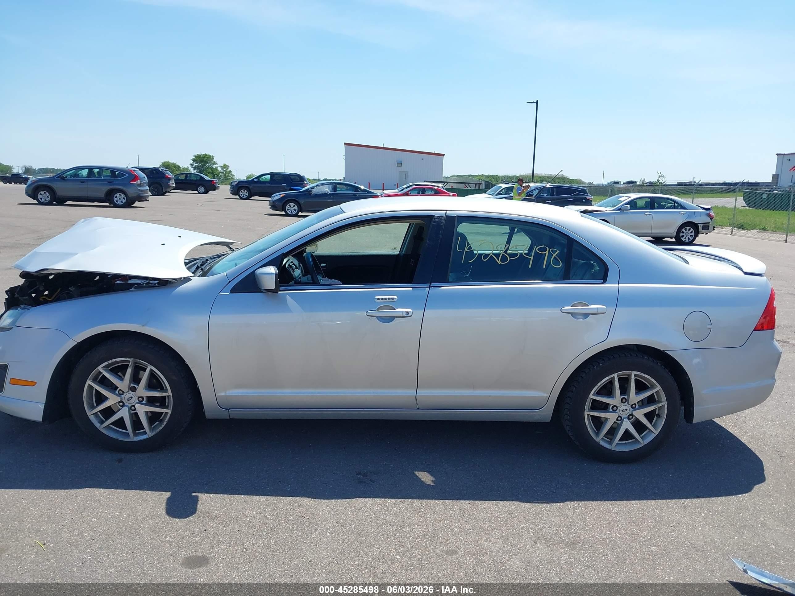2012 Ford Fusion Sel Silver vin: 3FAHP0JG2CR274580