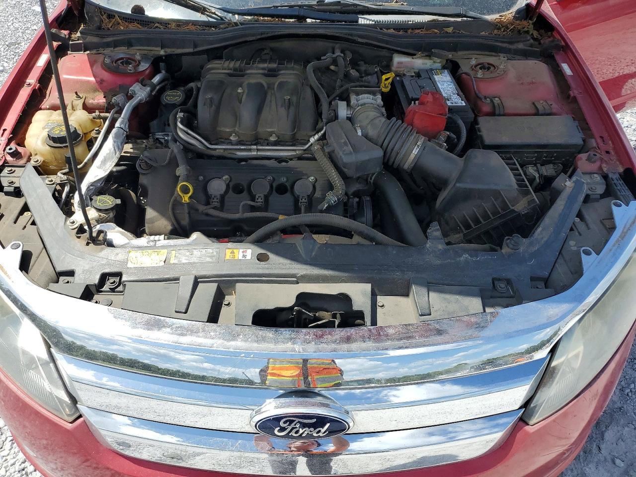 2012 Ford Fusion Sel Red vin: 3FAHP0JG2CR357037
