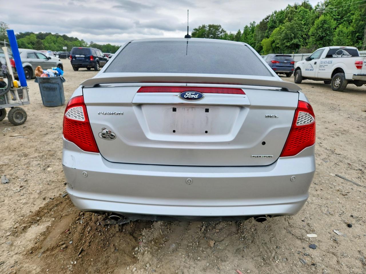2012 Ford Fusion Sel Silver vin: 3FAHP0JG2CR425191