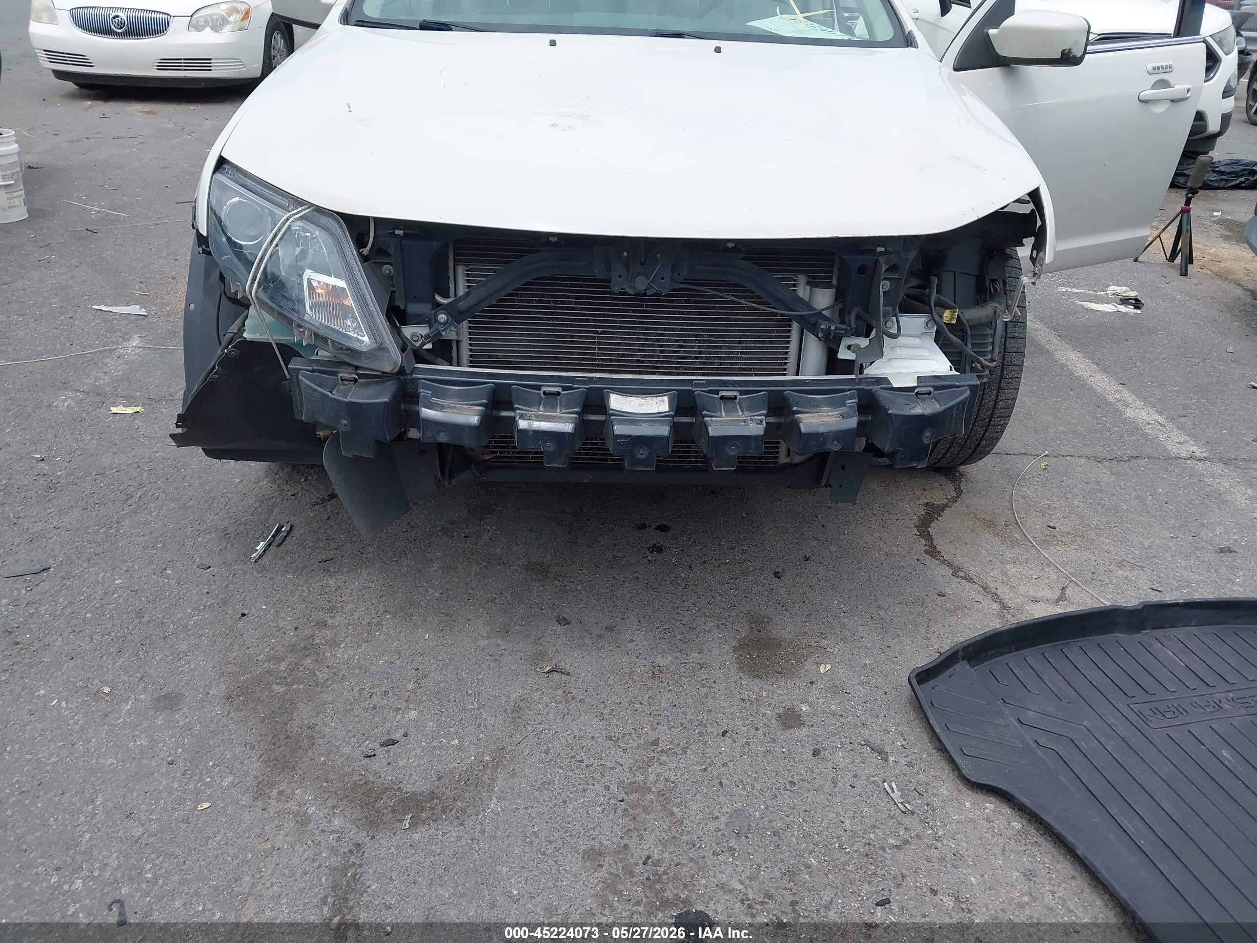 2010 Ford Fusion Sel White vin: 3FAHP0JG3AR214658
