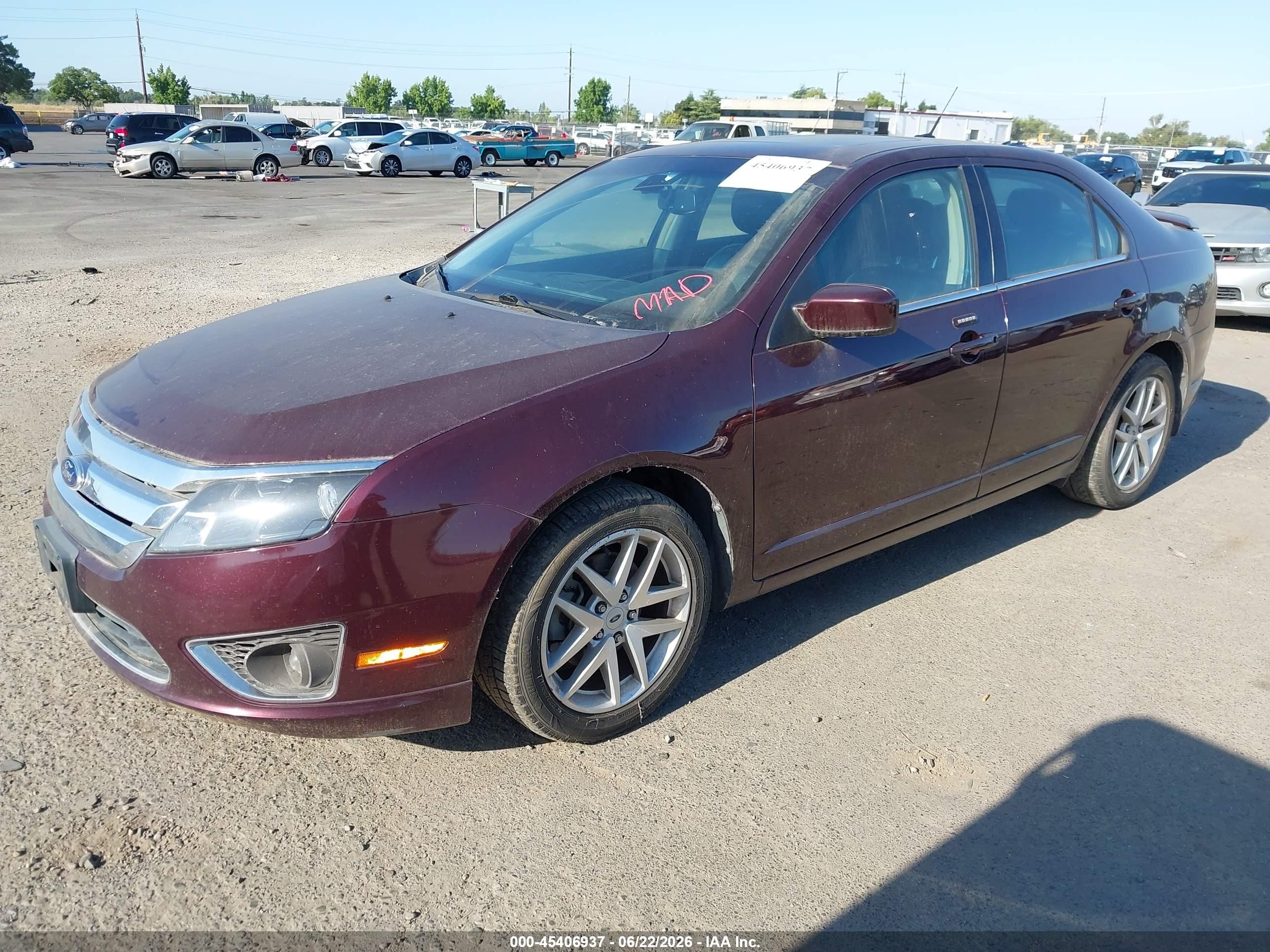 2011 Ford Fusion Sel Фиолетовый vin: 3FAHP0JG3BR173370