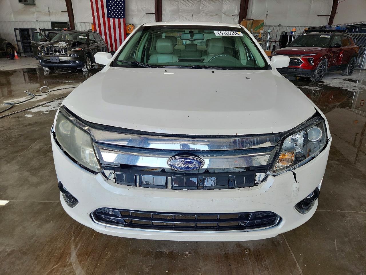 2011 Ford Fusion Sel White vin: 3FAHP0JG3BR226262