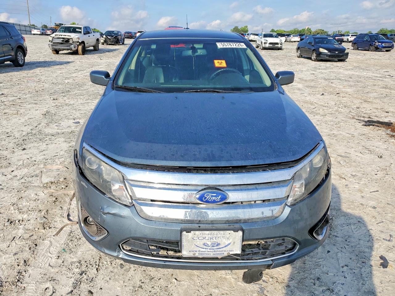 2011 Ford Fusion Sel Blue vin: 3FAHP0JG3BR257138