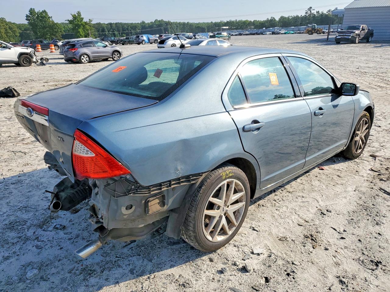 2011 Ford Fusion Sel Blue vin: 3FAHP0JG3BR257138