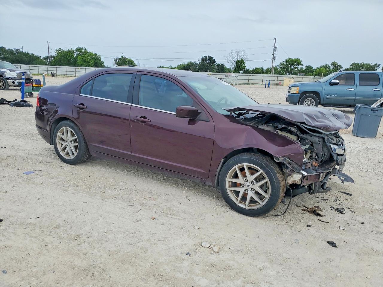 2011 Ford Fusion Sel Maroon vin: 3FAHP0JG3BR305740