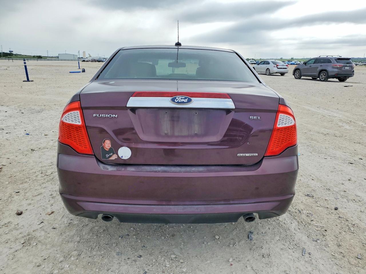 2011 Ford Fusion Sel Maroon vin: 3FAHP0JG3BR305740