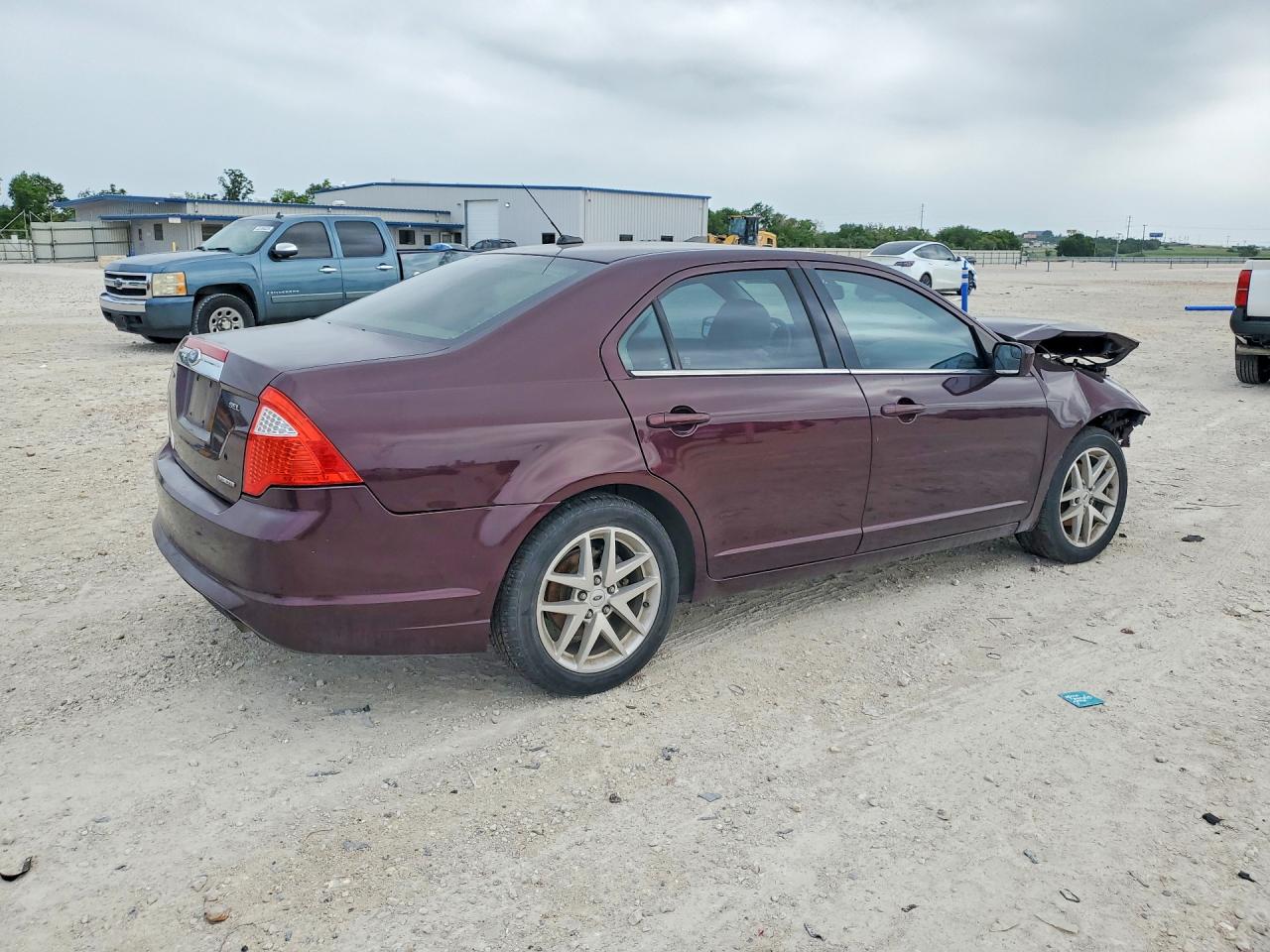 2011 Ford Fusion Sel Maroon vin: 3FAHP0JG3BR305740
