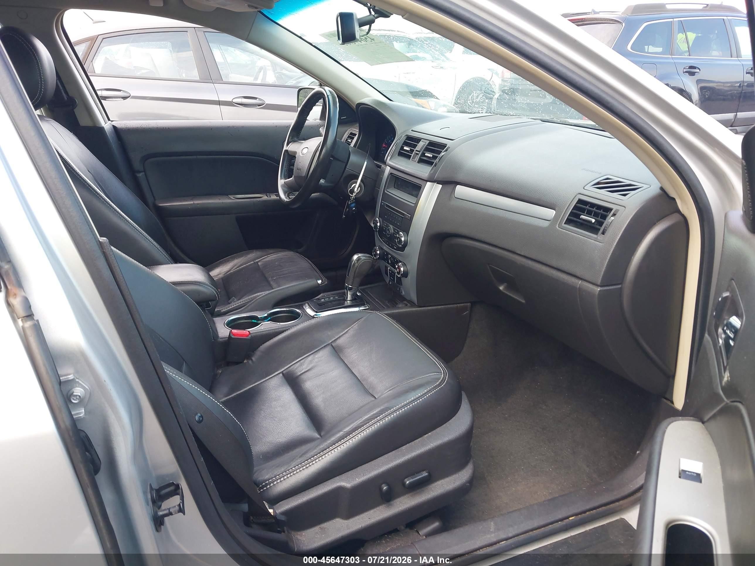 2012 Ford Fusion Sel Silver vin: 3FAHP0JG3CR221256
