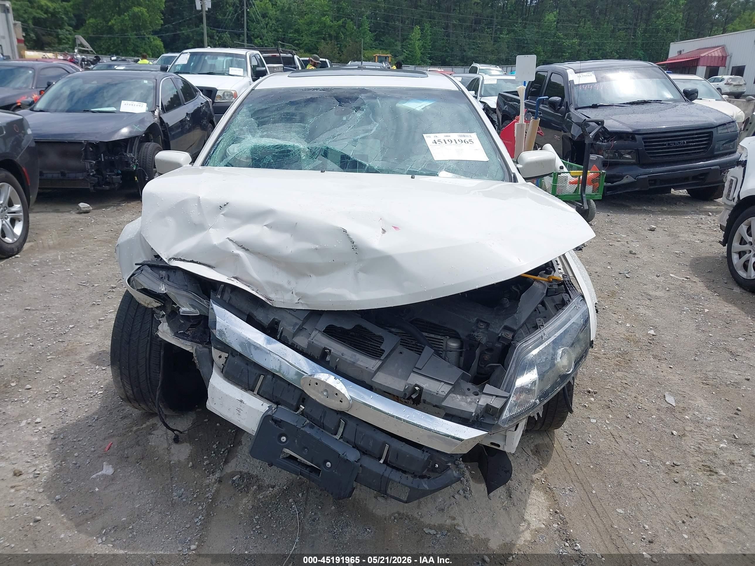 2012 Ford Fusion Sel White vin: 3FAHP0JG3CR293106