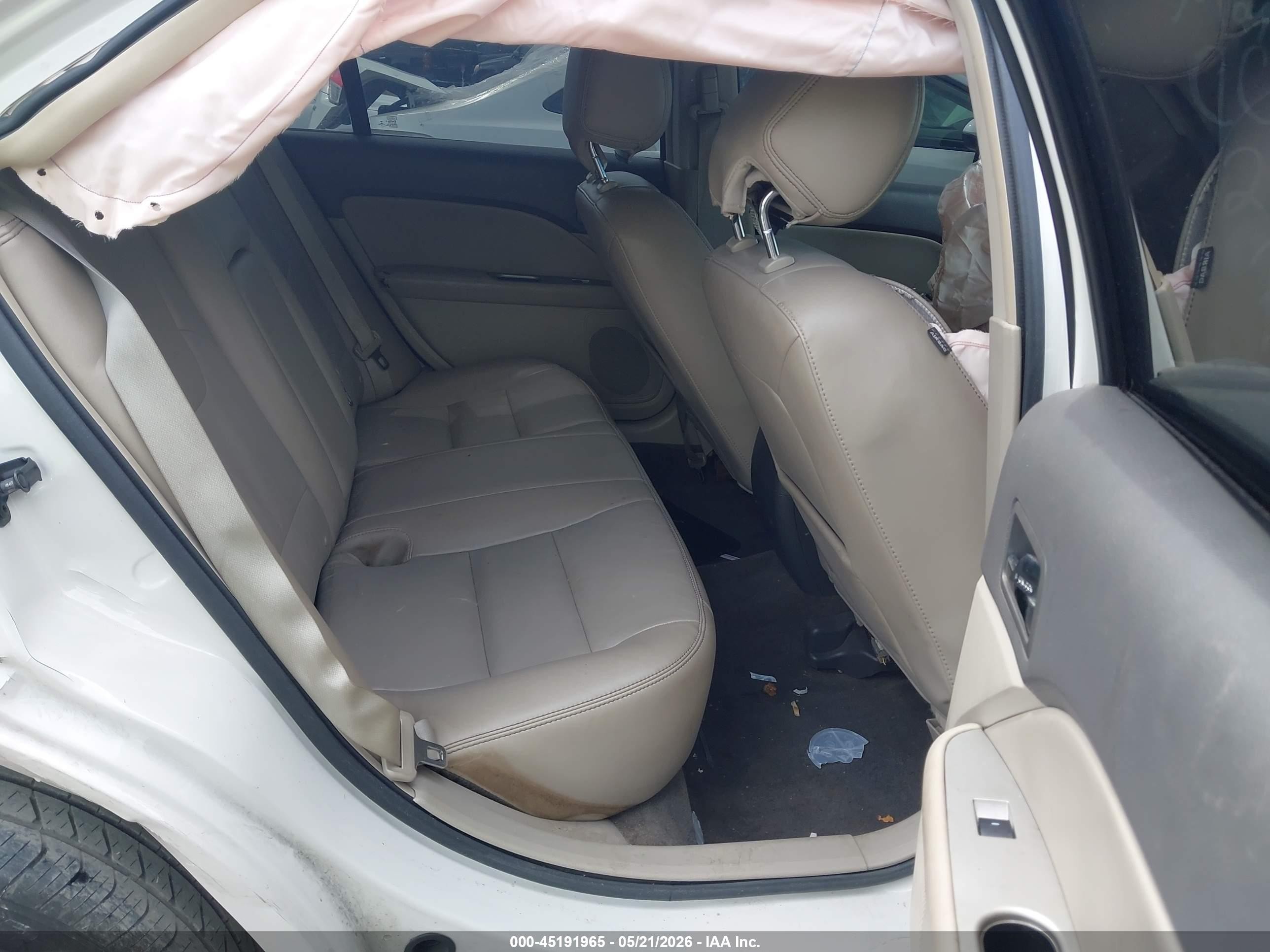 2012 Ford Fusion Sel White vin: 3FAHP0JG3CR293106