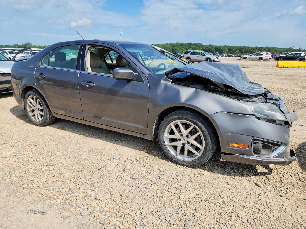 2012 Ford Fusion Sel Gray vin: 3FAHP0JG3CR310129