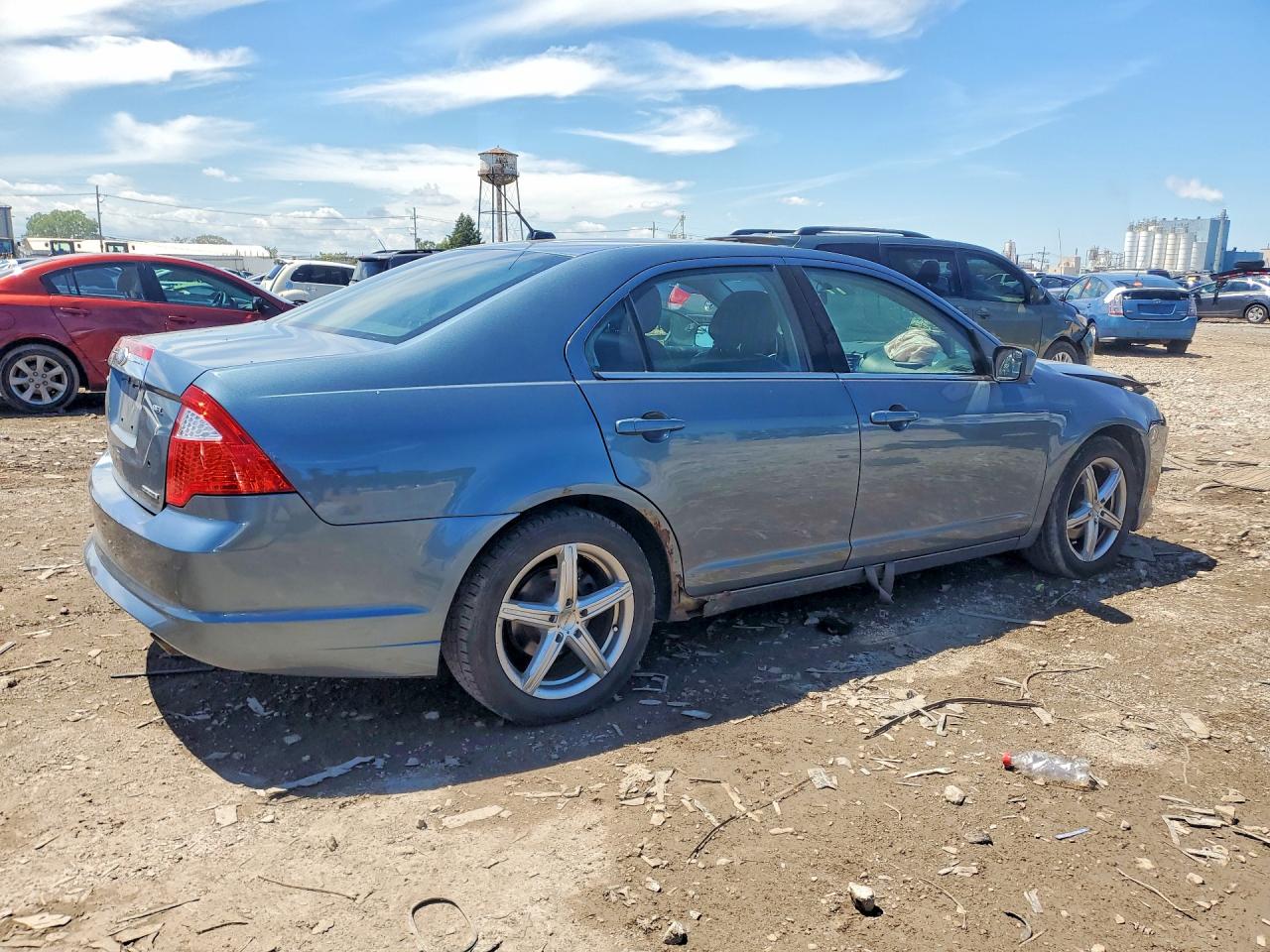 2012 Ford Fusion Sel Blue vin: 3FAHP0JG3CR390953