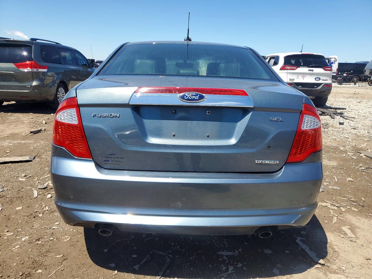 2012 Ford Fusion Sel Blue vin: 3FAHP0JG3CR390953