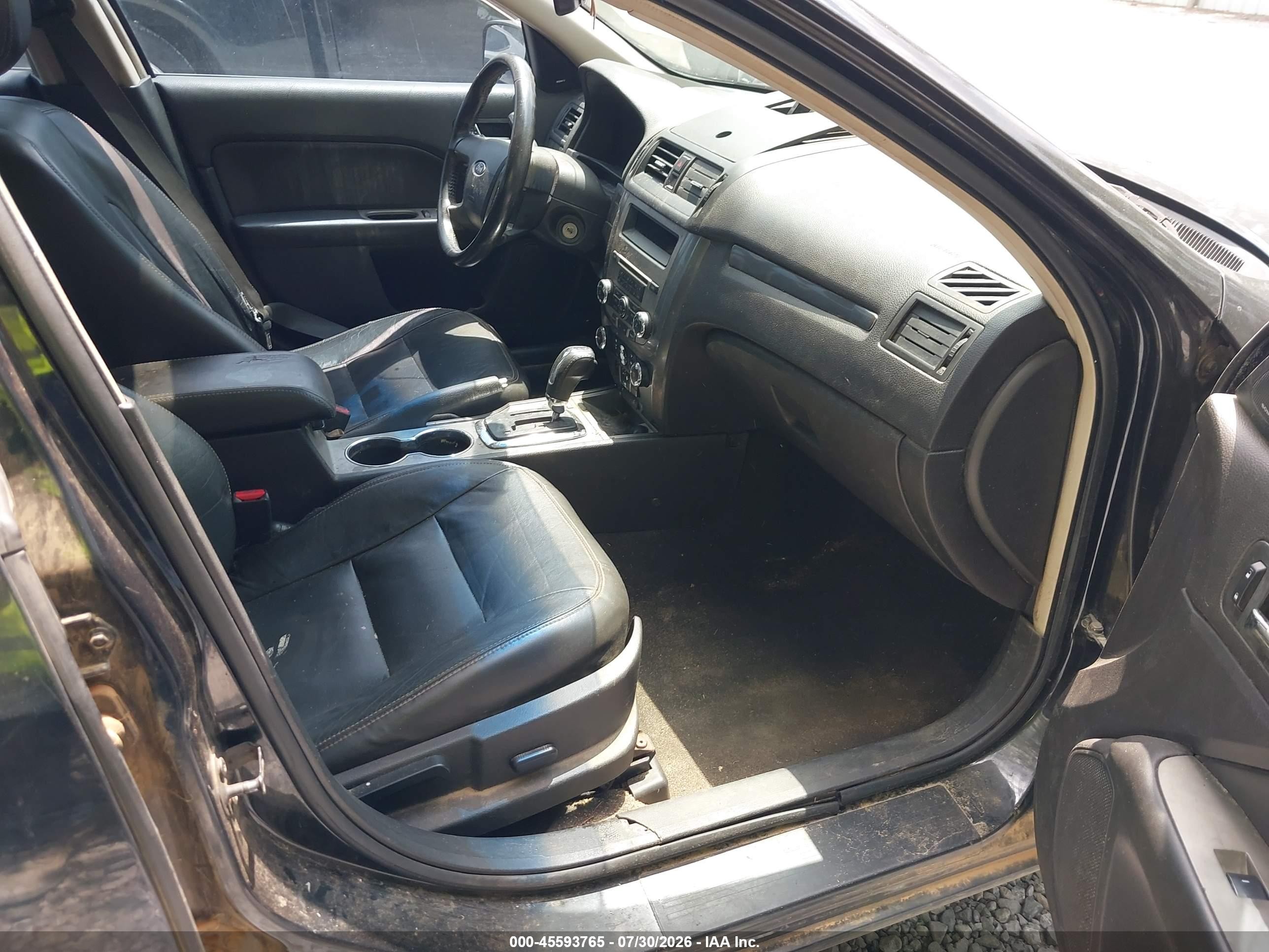 2010 Ford Fusion Sel Black vin: 3FAHP0JG4AR160142