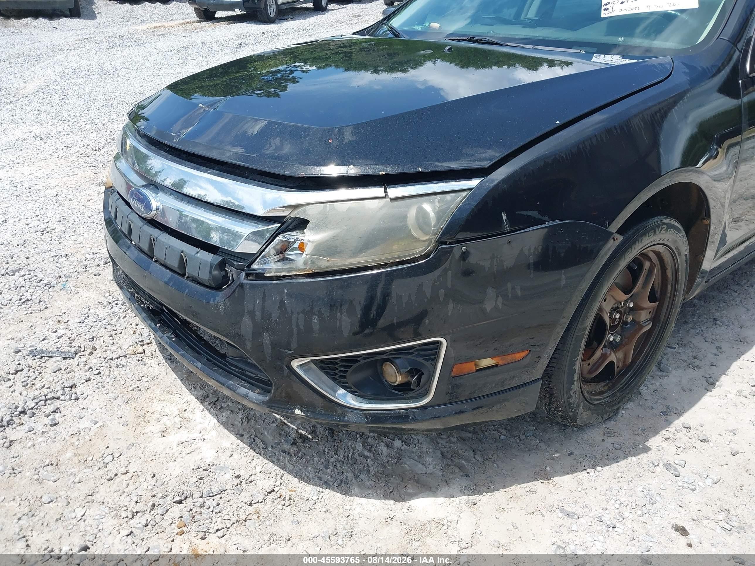 2010 Ford Fusion Sel Black vin: 3FAHP0JG4AR160142